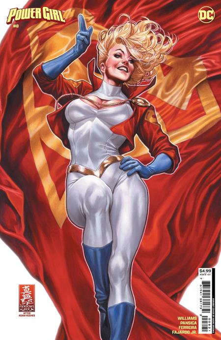 POWER GIRL #8 CVR B MARK BROOKS CARD STOCK VAR (HOUSE OF BRAINIAC) - Comicbookeroo