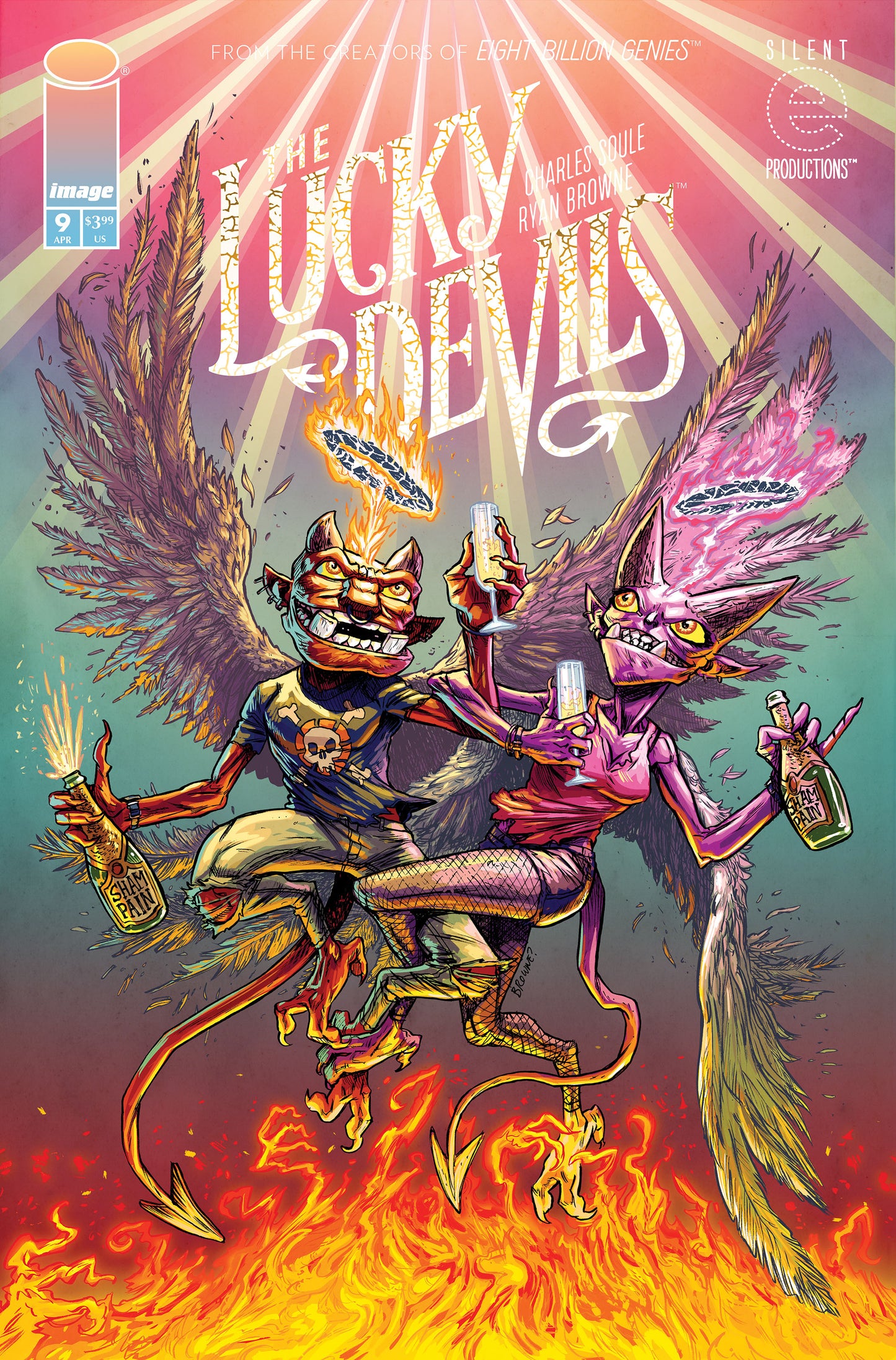 LUCKY DEVILS #9 CVR A RYAN BROWNE (MR) (22 Jul Release)