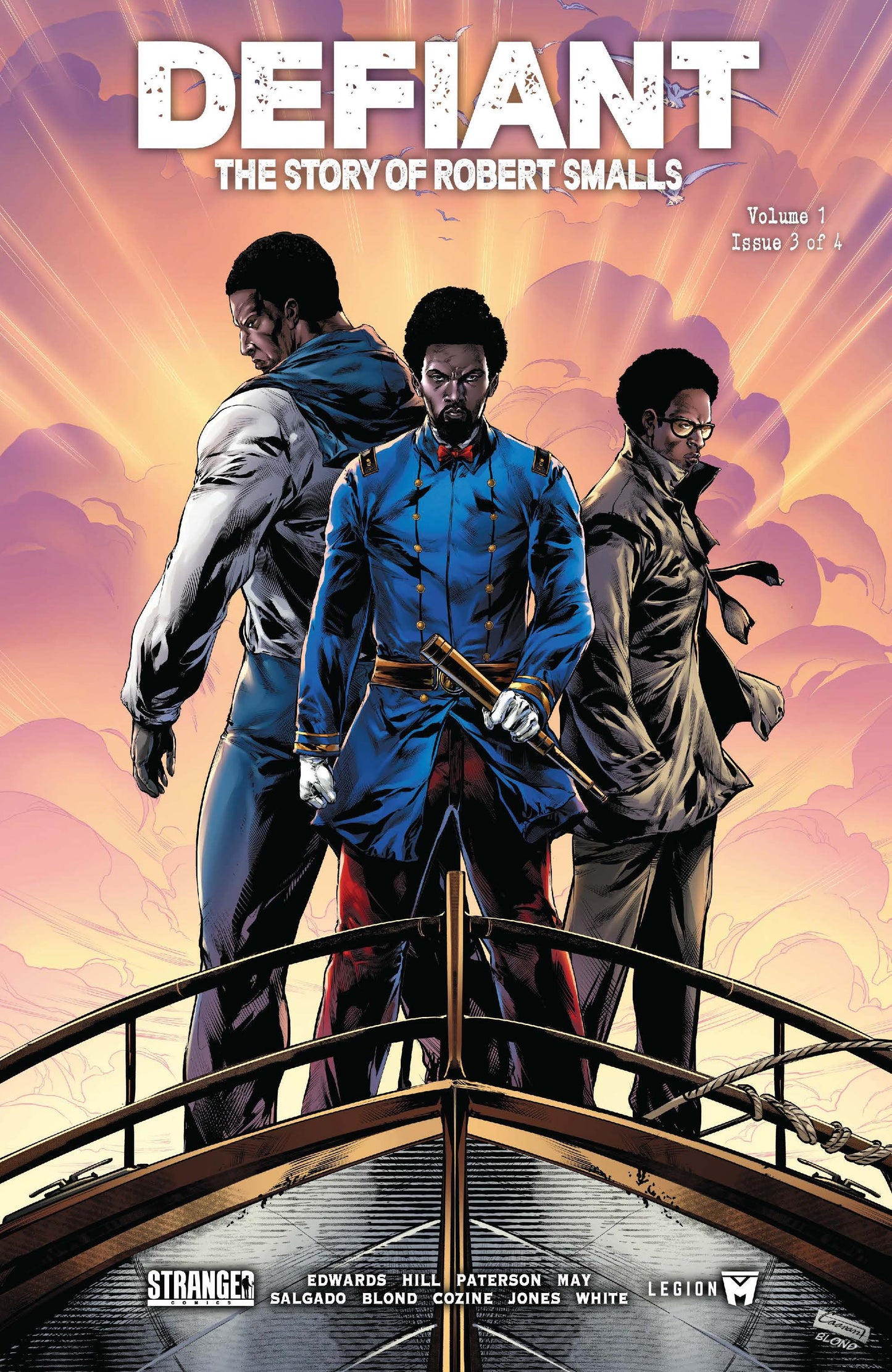 DEFIANT THE STORY OF ROBERT SMALLS #3 (OF 4) CVR A CAANAN WHITE Previously Solicited Thru Diamond Allocations May Occur (15 Jul Release)