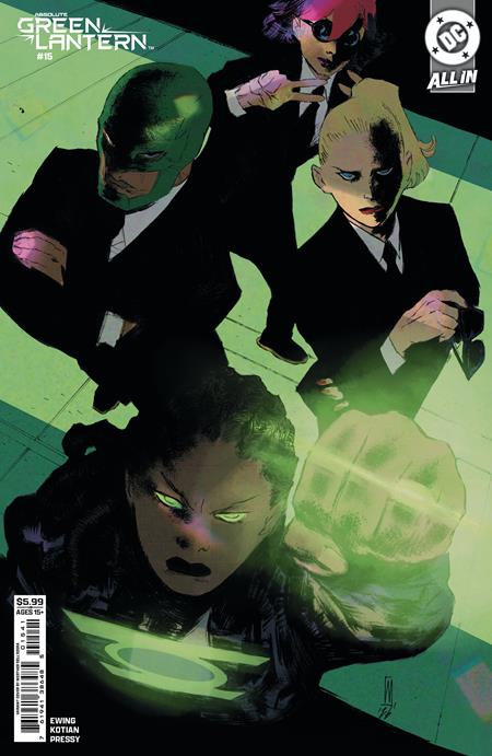 ABSOLUTE GREEN LANTERN #15 CVR D WERTHER DELL EDERA CARD STOCK VAR (03 Jun Release)