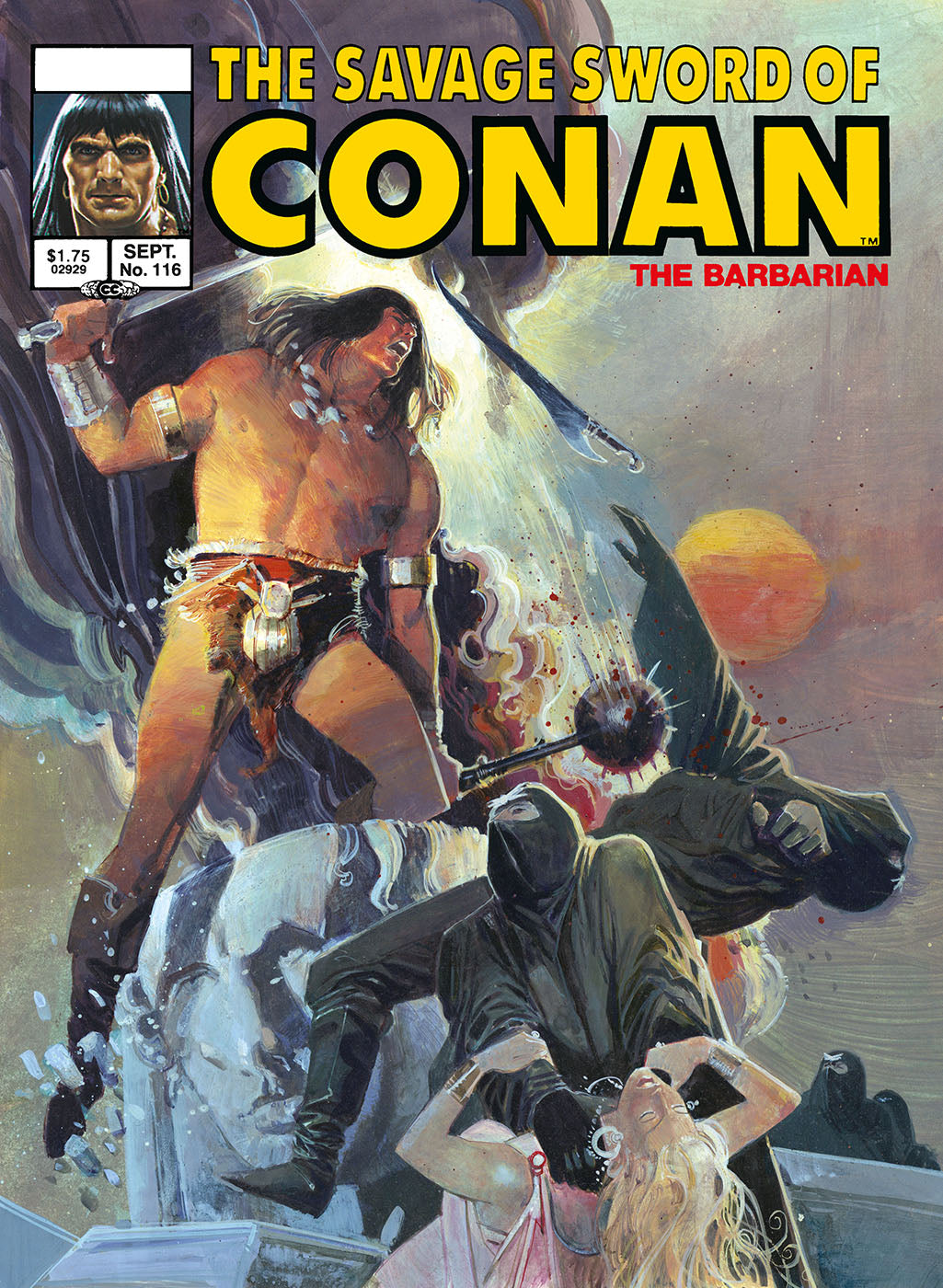 SAVAGE SWORD OF CONAN ORIGINAL COMICS OMNIBUS VOL 08 DIRECT MARKET EDITION BILL SIENKIEWICZ CVR (MR) (02 Sep Release)