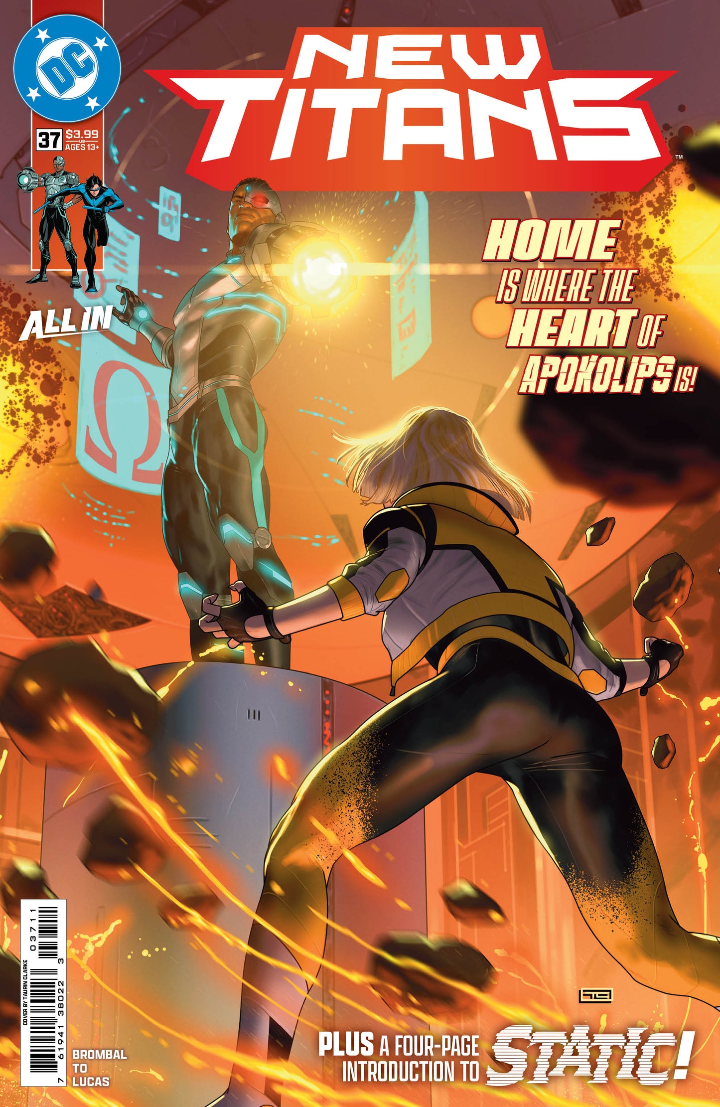 NEW TITANS #37 CVR A TAURIN CLARKE (15 Jul Release)