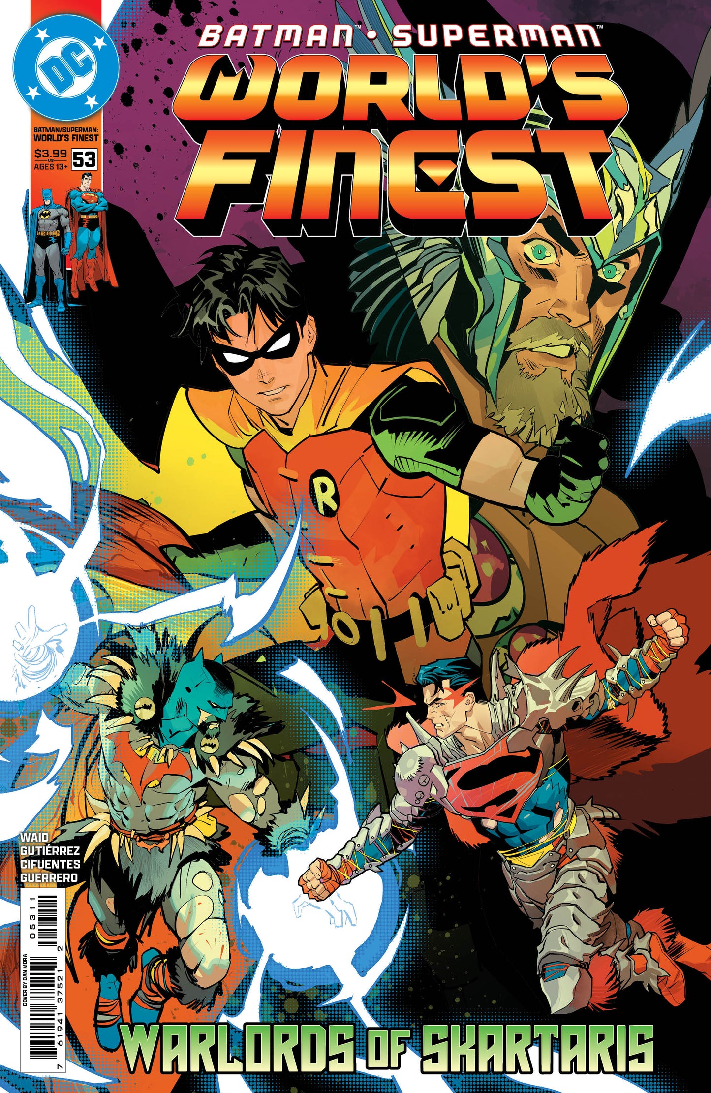 BATMAN SUPERMAN WORLDS FINEST #53 CVR A DAN MORA (15 Jul Release)