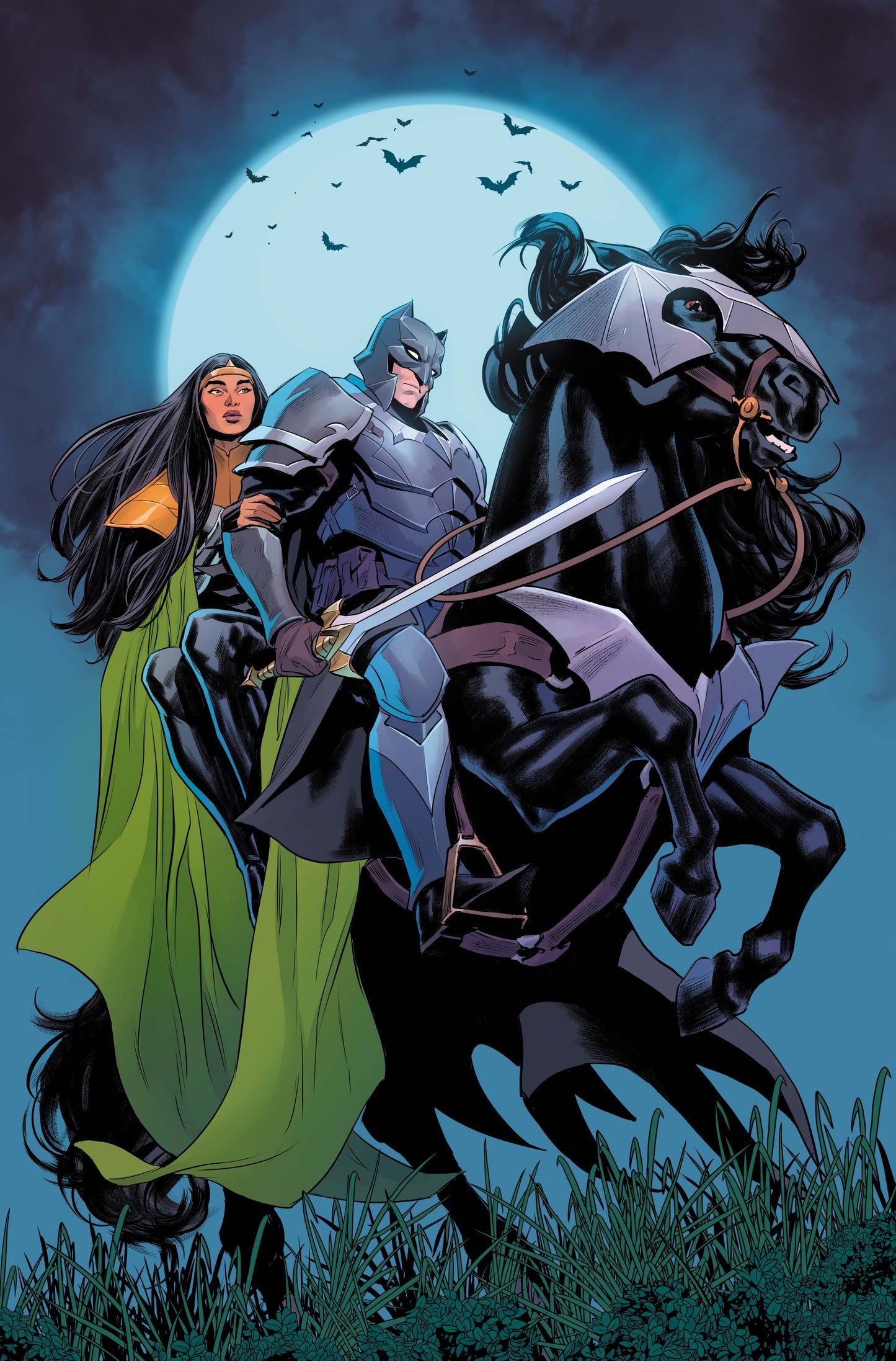 DARK KNIGHTS OF STEEL II #1 (OF 12) CVR B TRAVIS MOORE CARD STOCK VAR (15 Jul Release)