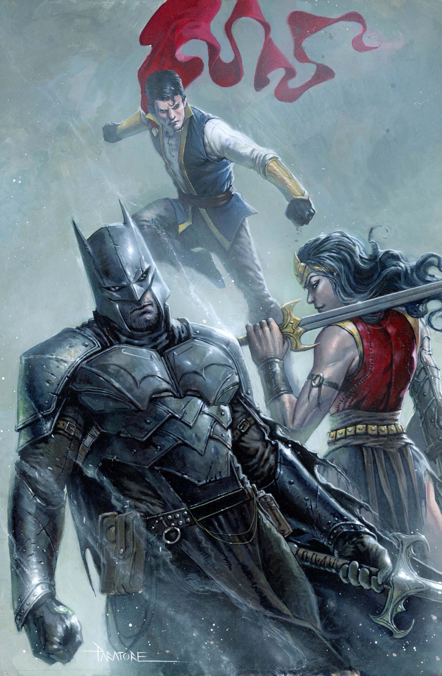 DARK KNIGHTS OF STEEL II #1 (OF 12) CVR C DAVIDE PARATORE CARD STOCK VAR (15 Jul Release)
