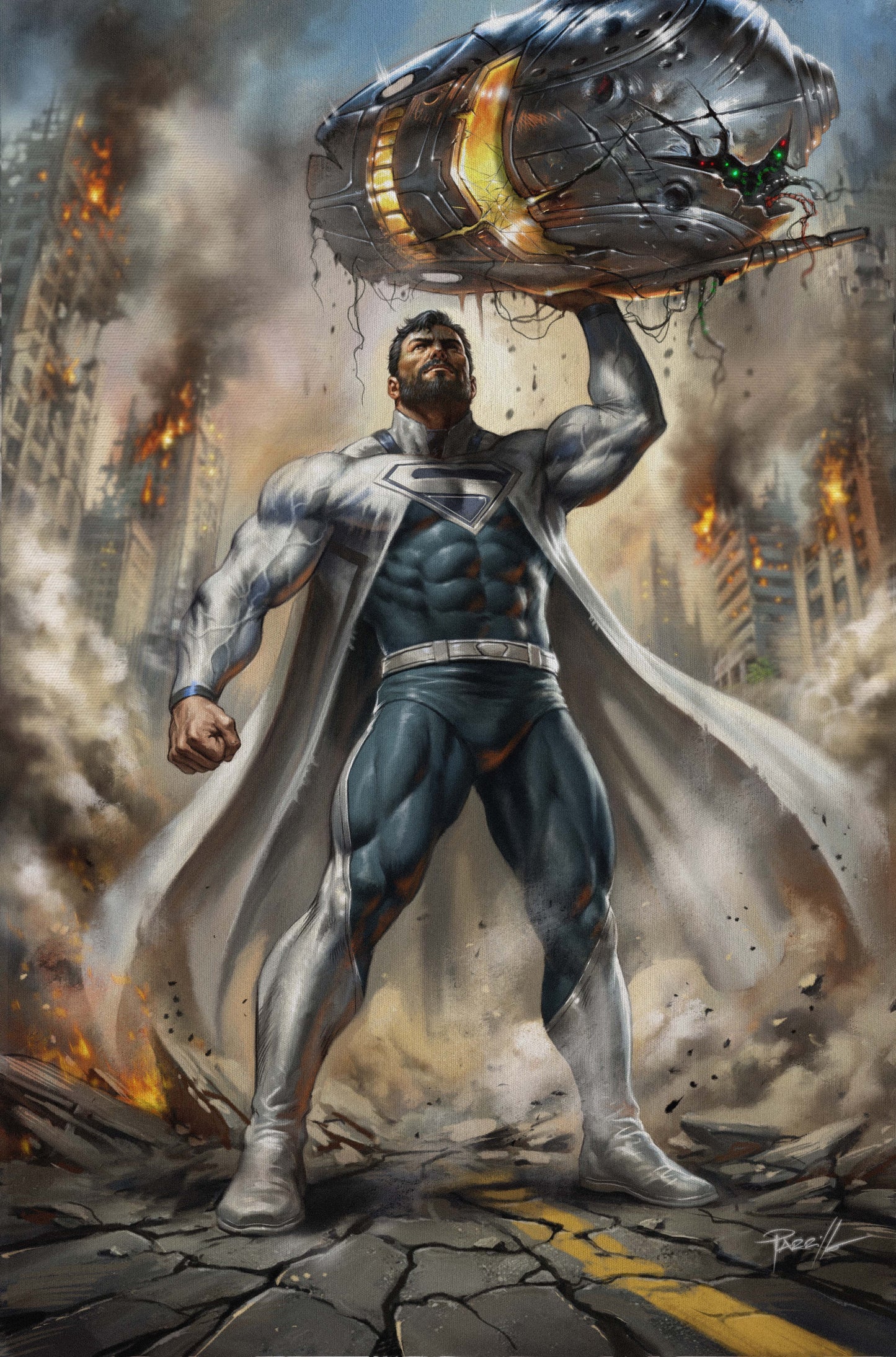 SUPERMAN FATHER OF TOMORROW #3 (OF 6) CVR C LUCIO PARRILLO CARD STOCK VAR (22 Jul Release)