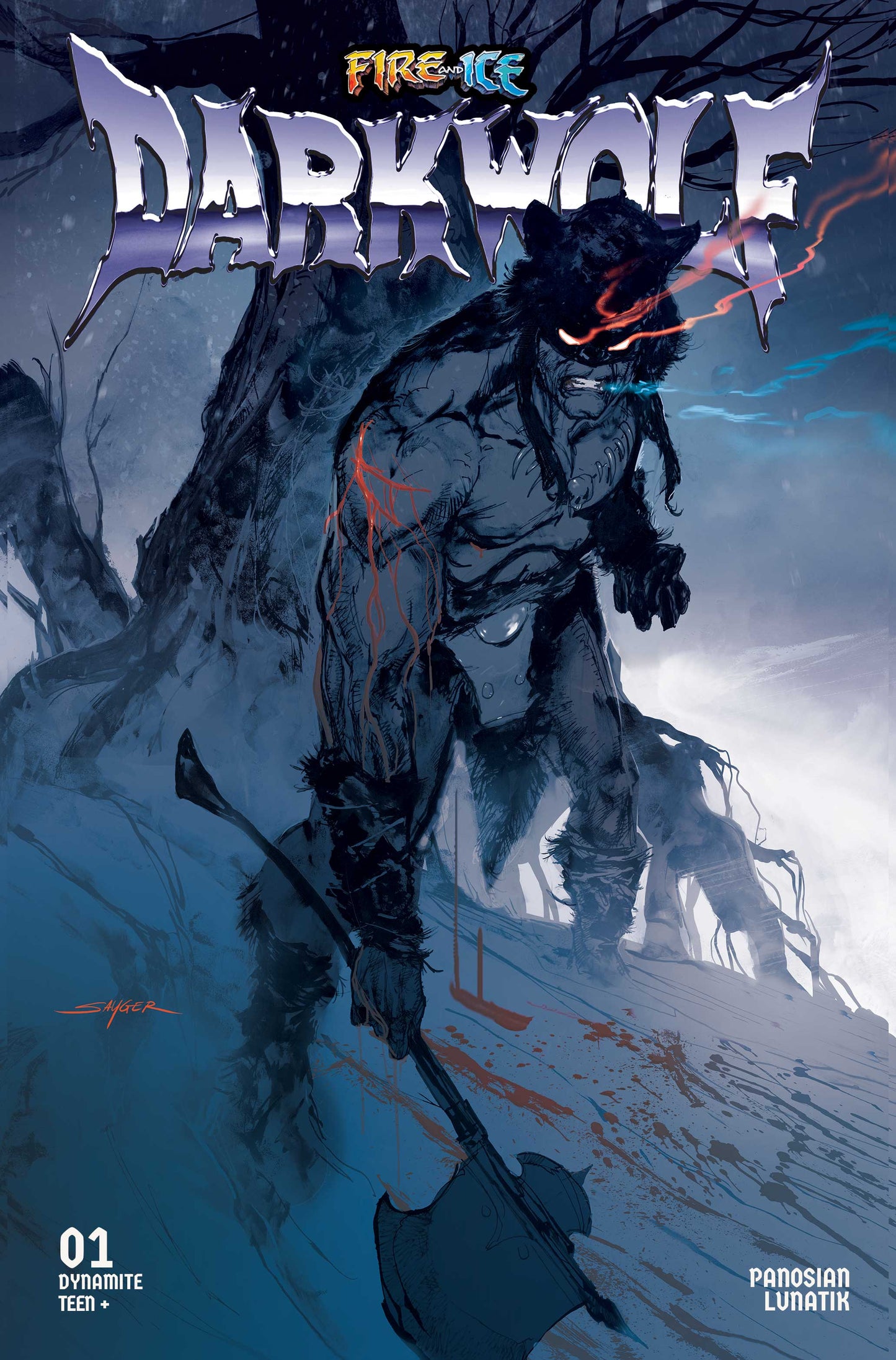 FIRE AND ICE DARKWOLF #1 CVR D STUART SAYGER VAR (08 Jul Release)