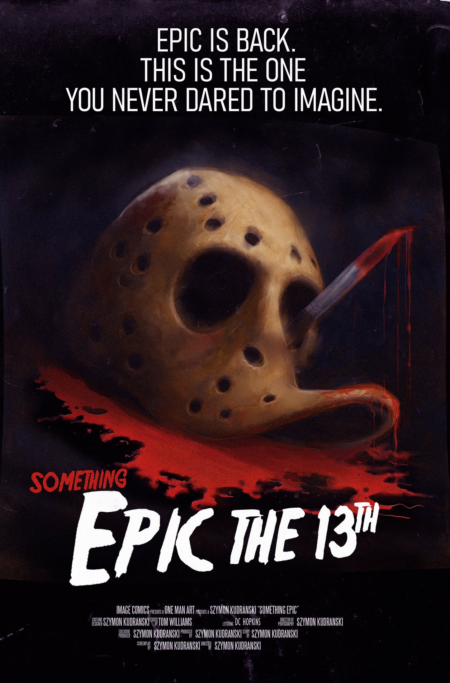 SOMETHING EPIC #13 CVR C SZYMON KUDRANSKI FRIDAY THE 13TH HOMAGE VAR (15 Jul Release)
