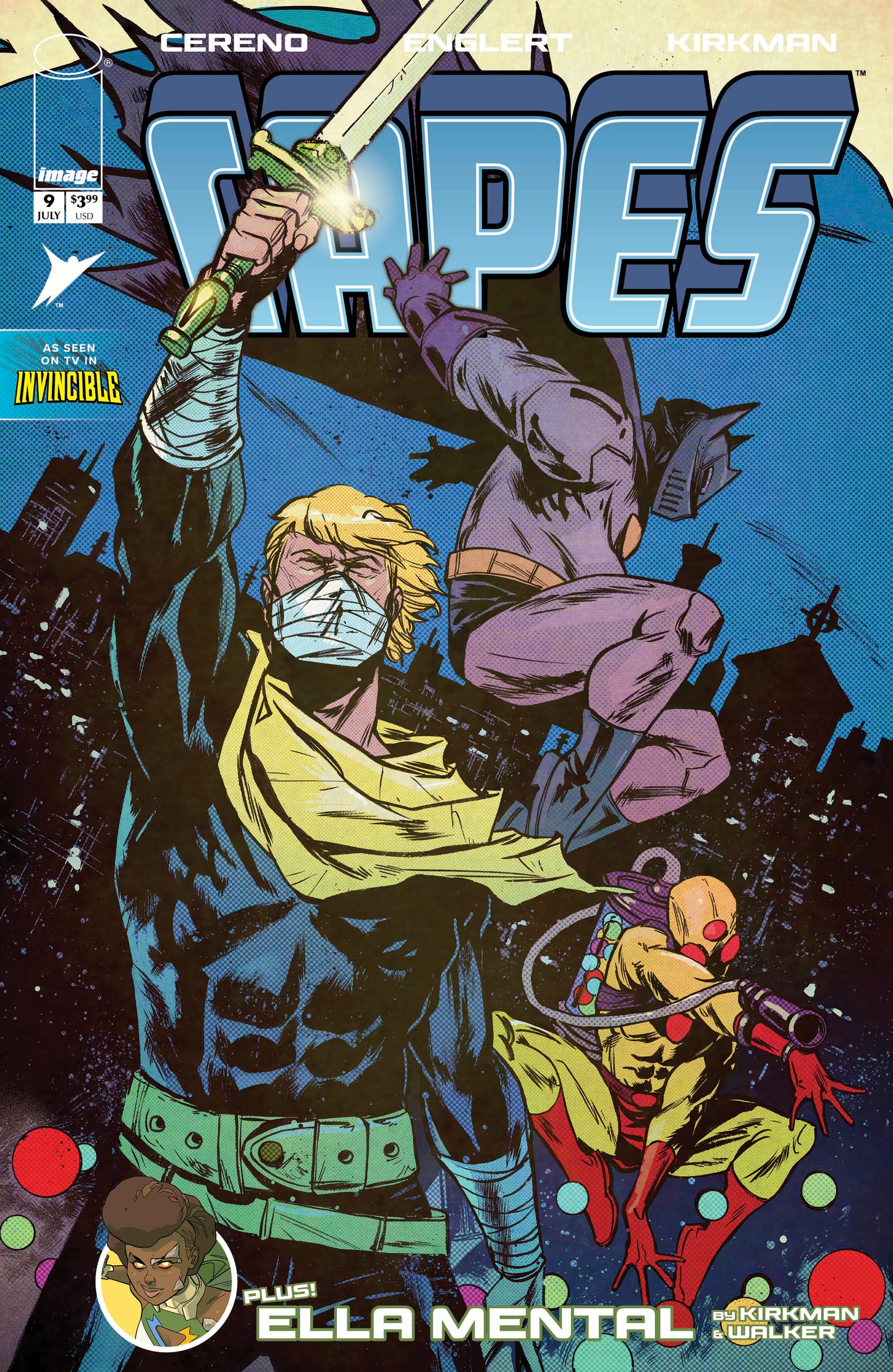 INVINCIBLE UNIVERSE CAPES #9 CVR E SANFORD GREENE CONNECTING VAR (22 Jul Release)