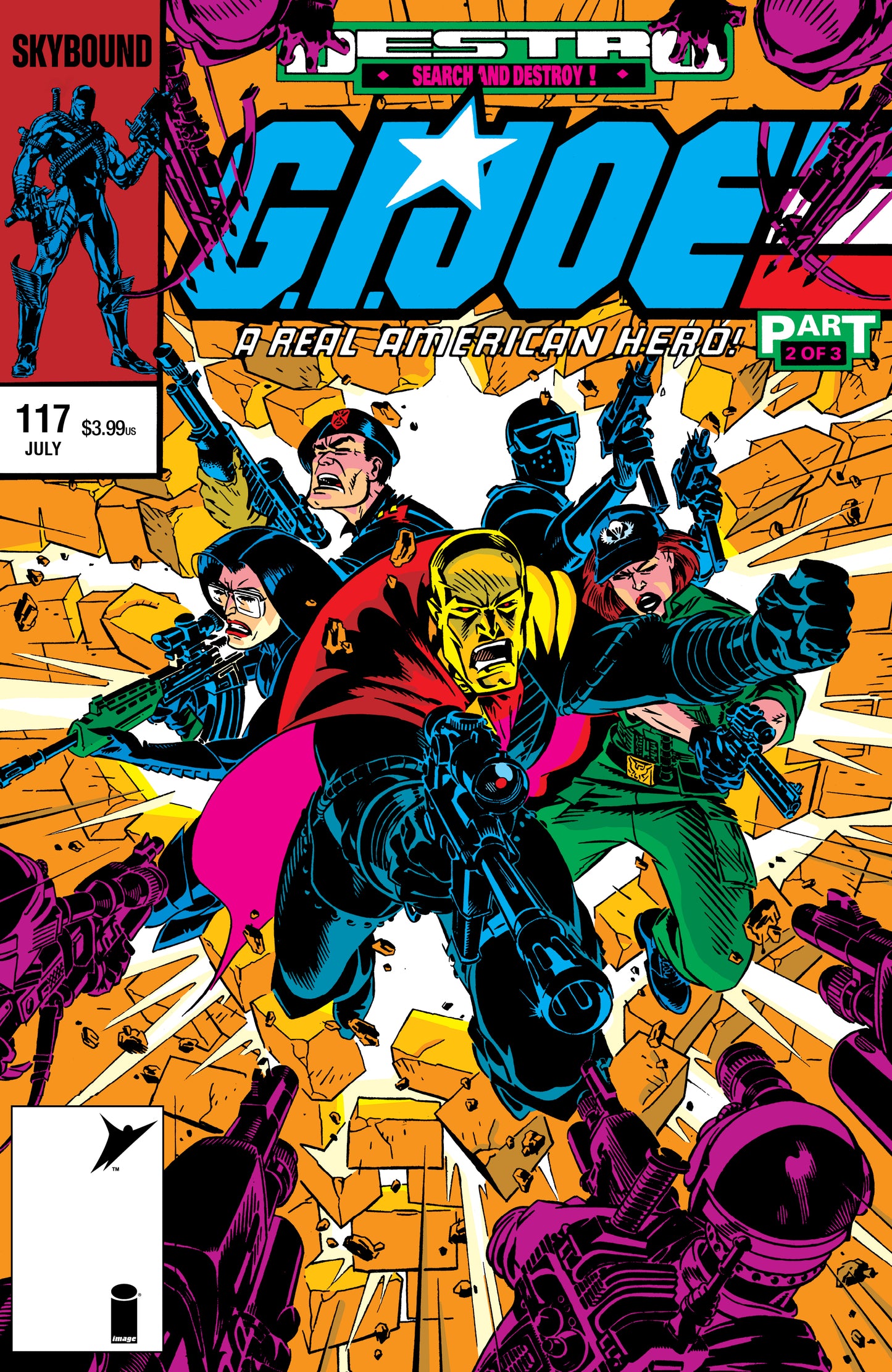 GI JOE A REAL AMERICAN HERO #117 HAMA FILES EDITION CVR A MICHAEL GOLDEN (22 Jul Release)