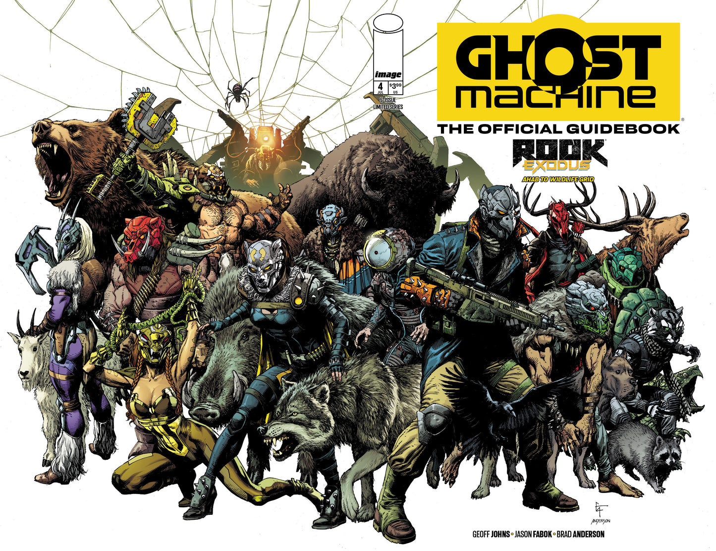 GHOST MACHINE THE OFFICIAL GUIDEBOOK #4 (OF 5) CVR A GARY FRANK & BRAD ANDERSON WRAPAROUND (01 Jul Release)