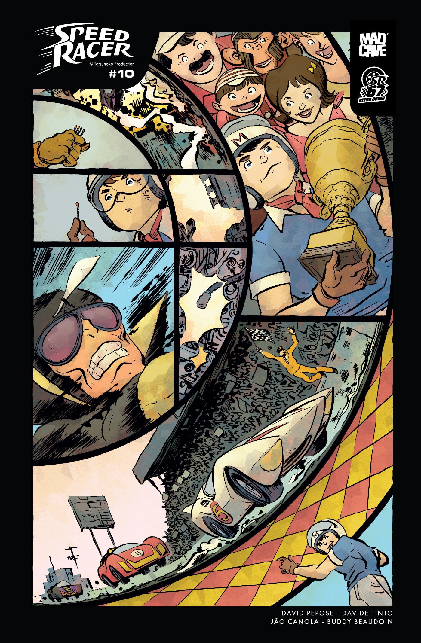 SPEED RACER #10 CVR B JESSE LONERGAN CONNECTING RETRO VAR (08 Jul Release)