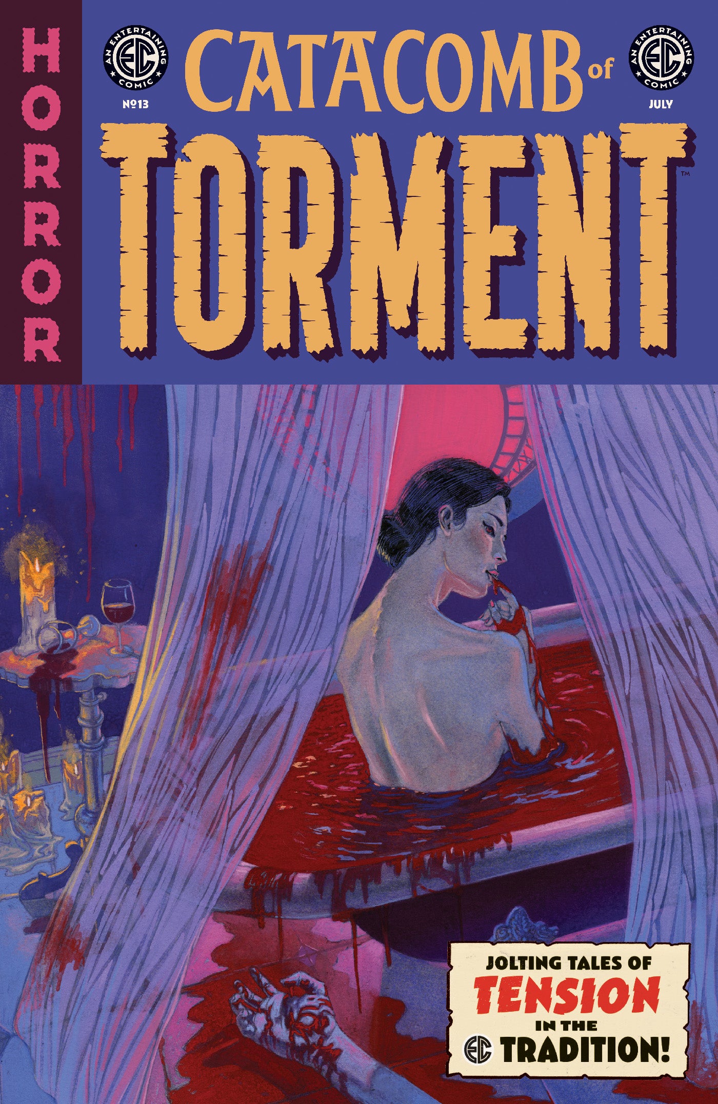 EC CATACOMB OF TORMENT #13 CVR A OLIVER DOMINGUEZ (15 Jul Release)