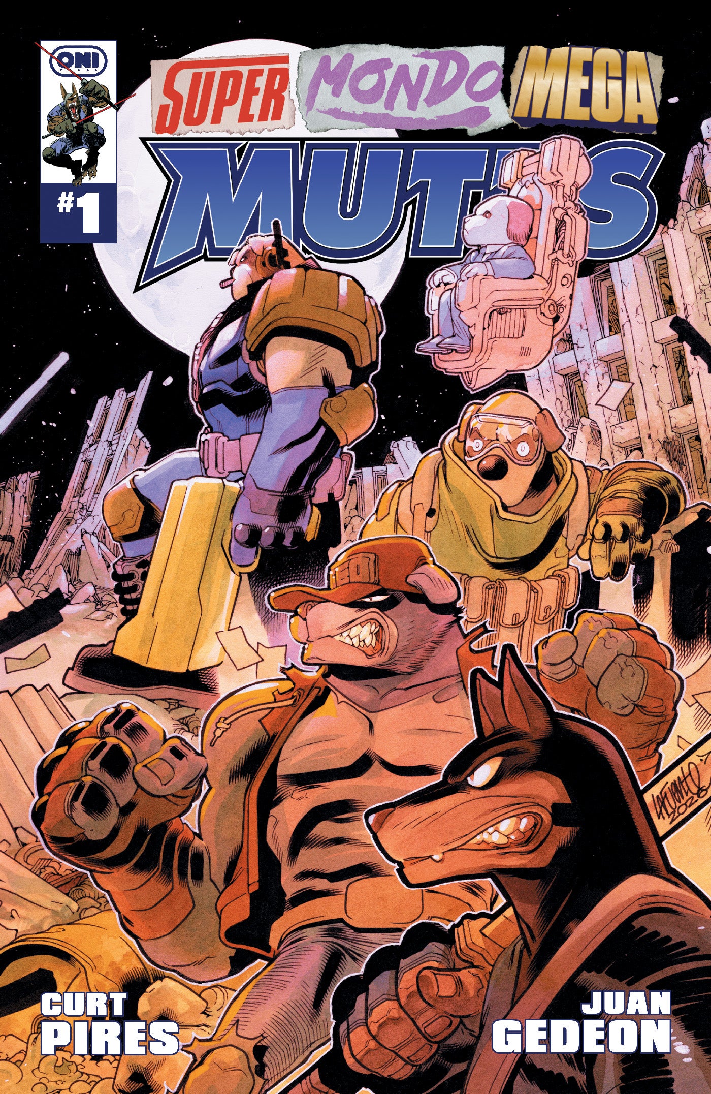 SUPER MONDO MEGA MUTTS #1 (OF 4) CVR D DAVID LAFUENTE VAR (MR) (15 Jul Release)