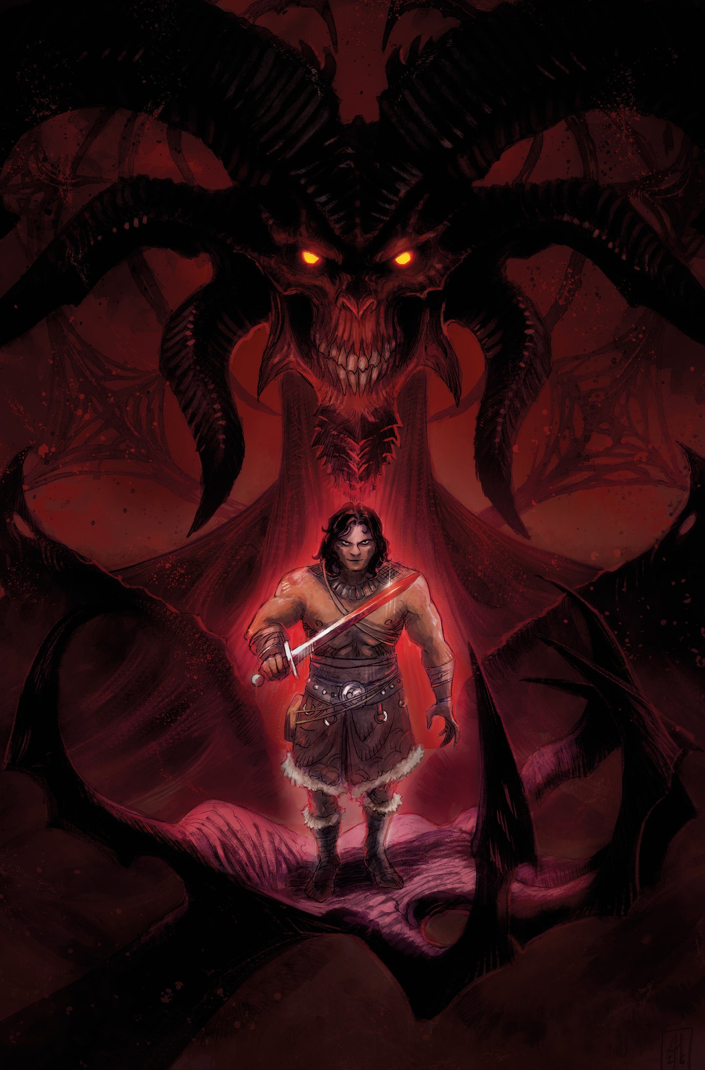 DIABLO DAWN OF HATRED #4 (OF 4) CVR D ABIGAIL HARDING VIRGIN CARDSTOCK (MR) (29 Jul Release)