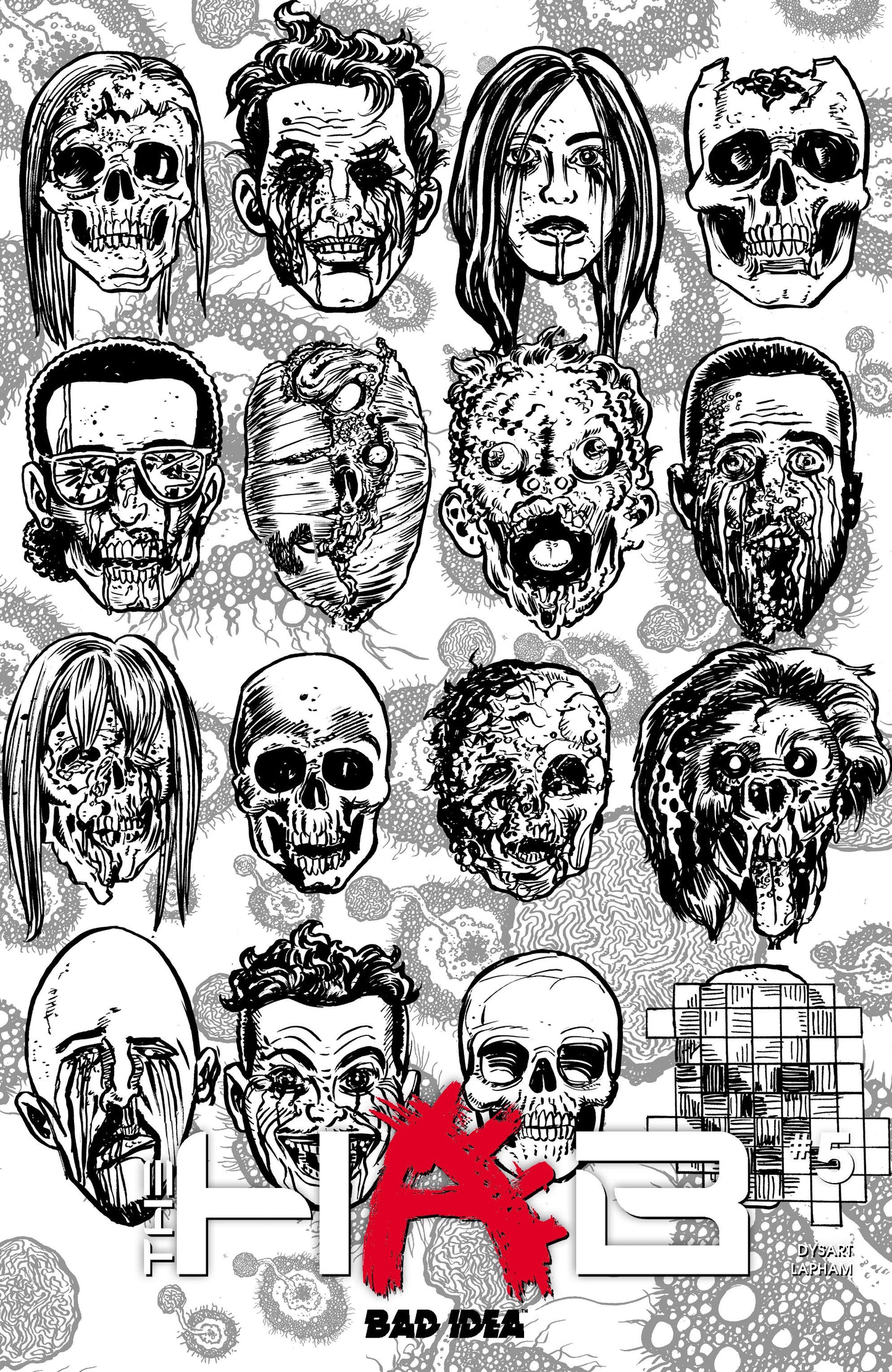 HAB #5 (OF 5) CVR E DAVID LAPHAM BW DEAD SKULLS VAR (26 Aug Release)