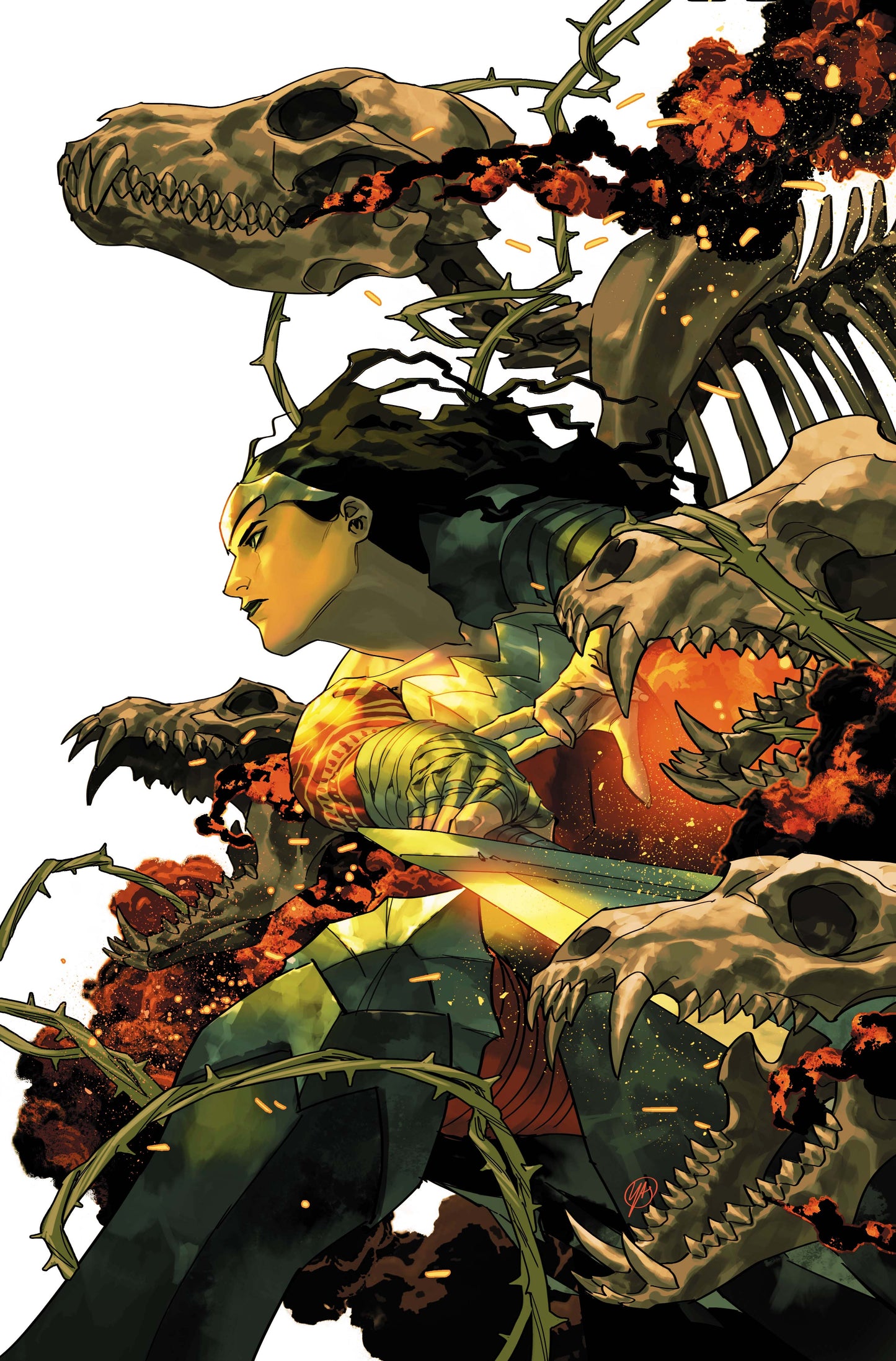 ABSOLUTE WONDER WOMAN #23 CVR D YASMINE PUTRI CARD STOCK VAR (26 Aug Release)