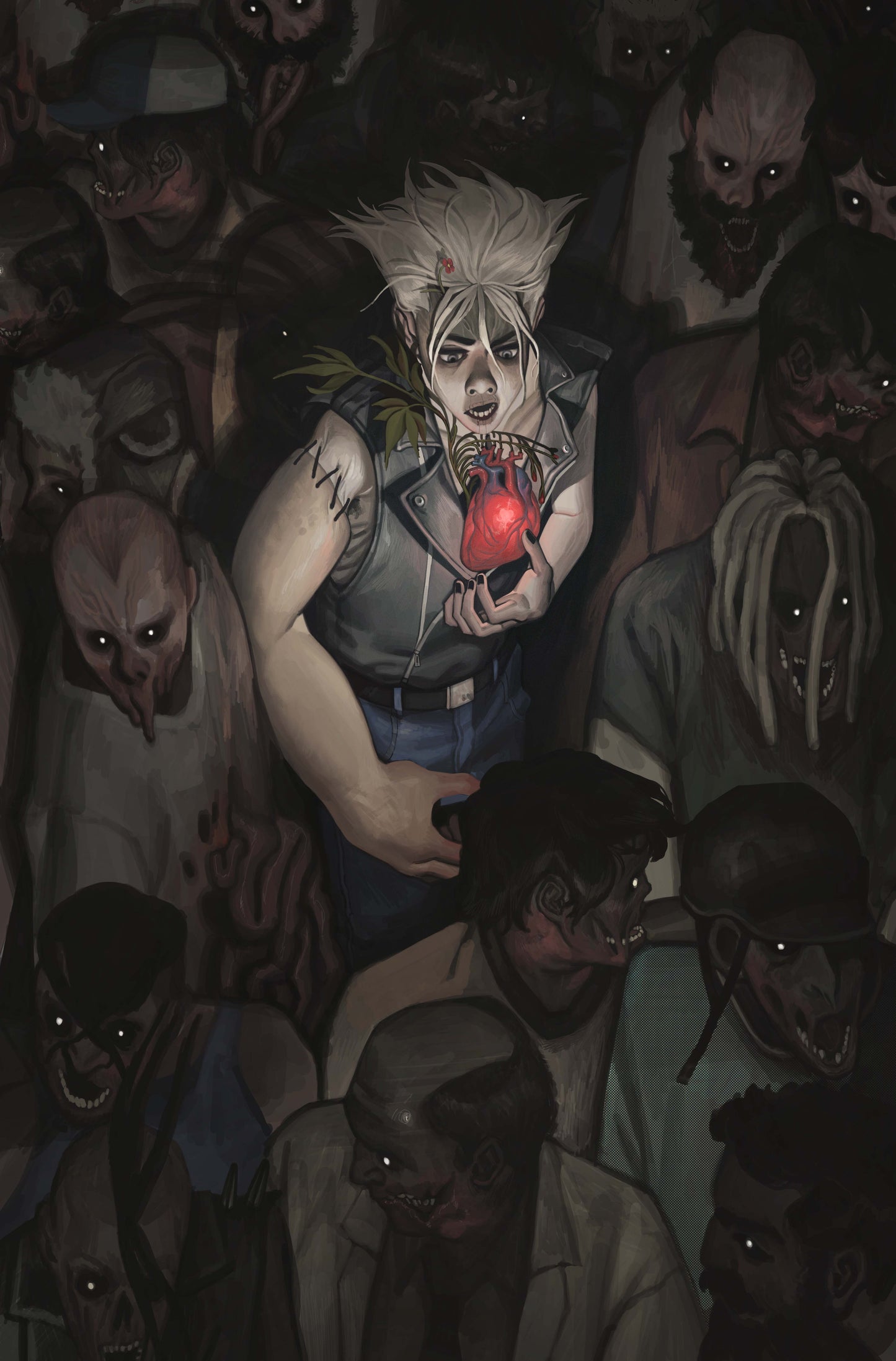 BLEEDING HEARTS #7 CVR B MANNY VINCENT CARBONILLA CARD STOCK VAR (MR) (12 Aug Release)
