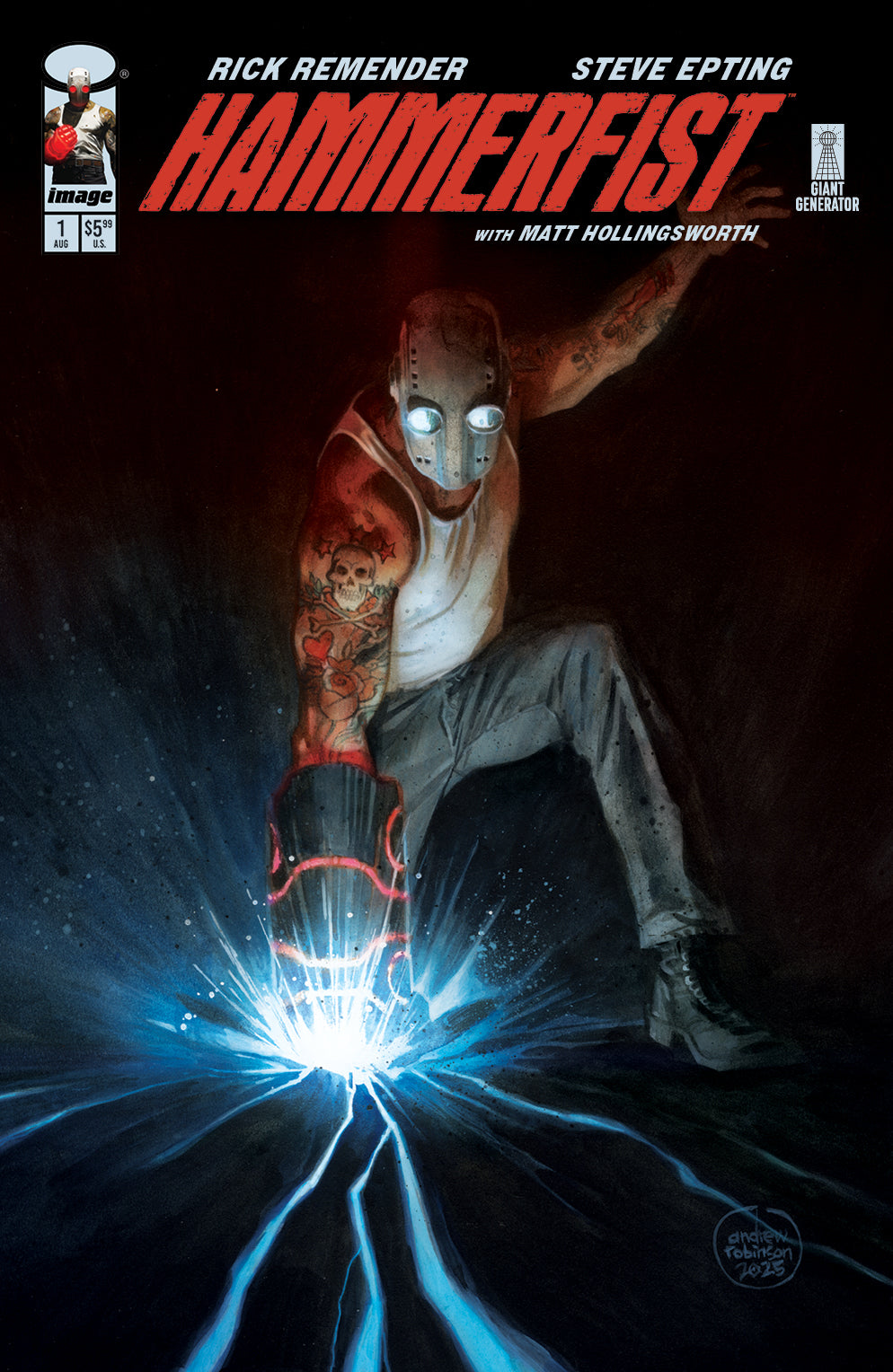 HAMMERFIST #1 CVR F ANDREW ROBINSON VAR (MR) (26 Aug Release)