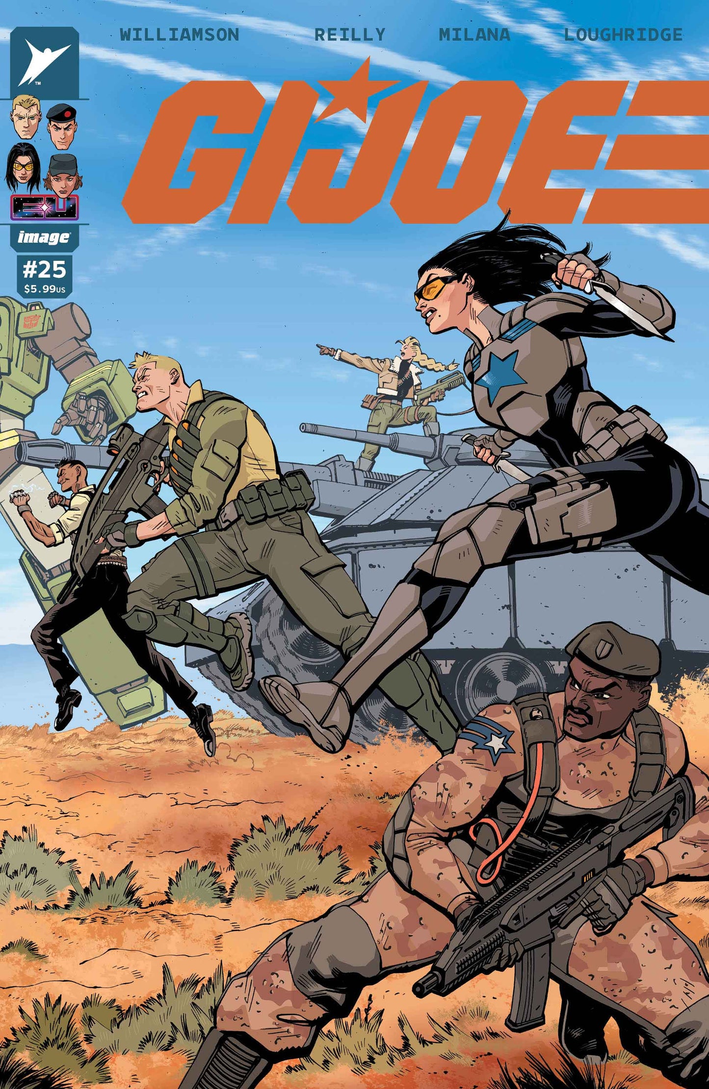 GI JOE #25 CVR I TOM REILLY WRAPAROUND FOIL VAR (19 Aug Release)