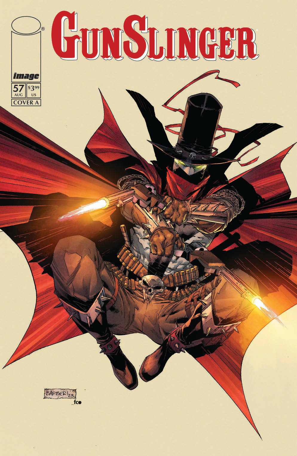 GUNSLINGER SPAWN #57 CVR A CARLO BARBERI (19 Aug Release)
