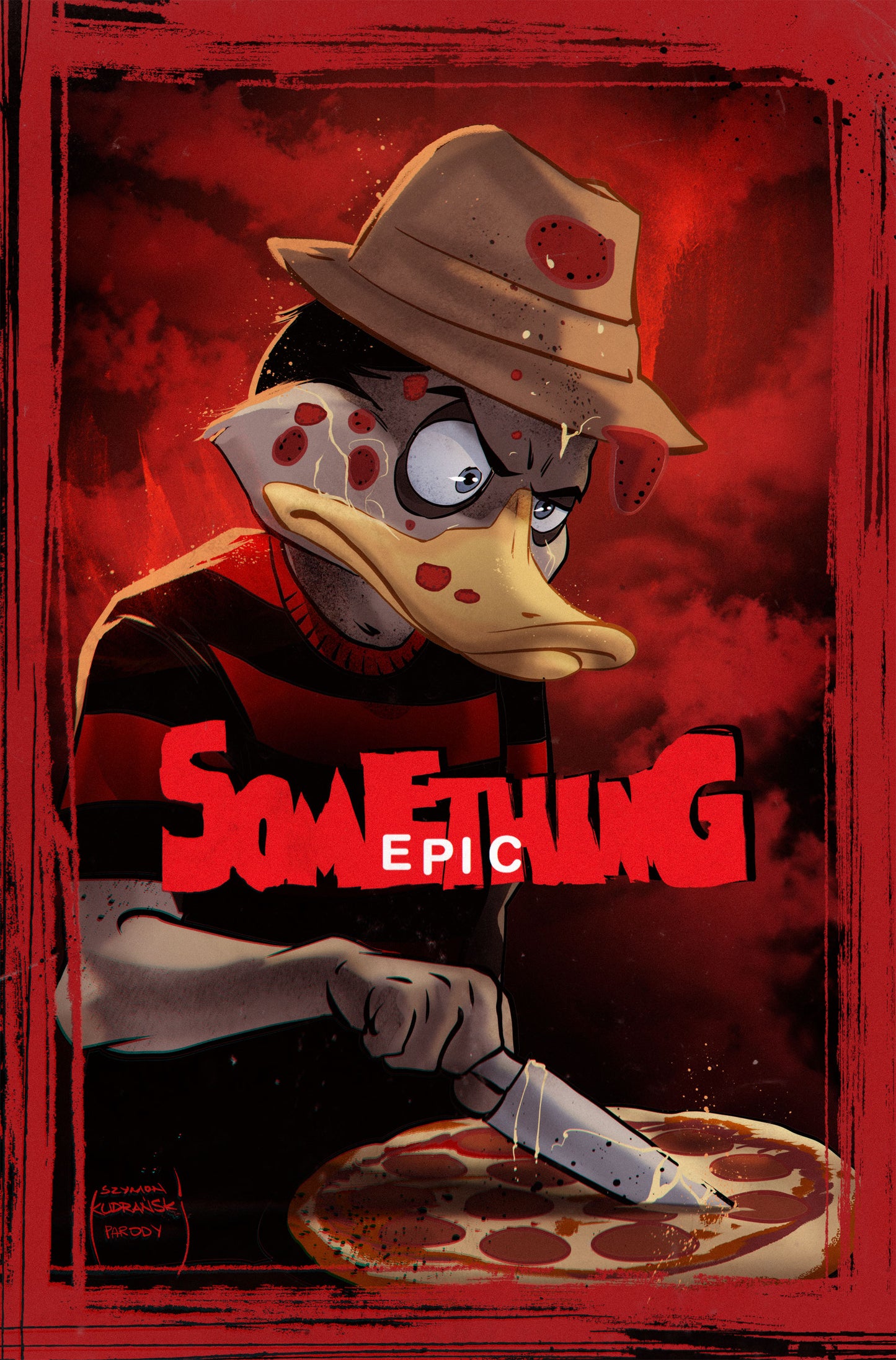 SOMETHING EPIC #14 CVR B SZYMON KUDRANSKI NIGHTMARE ON ELM STREET HOMAGE VAR (19 Aug Release)