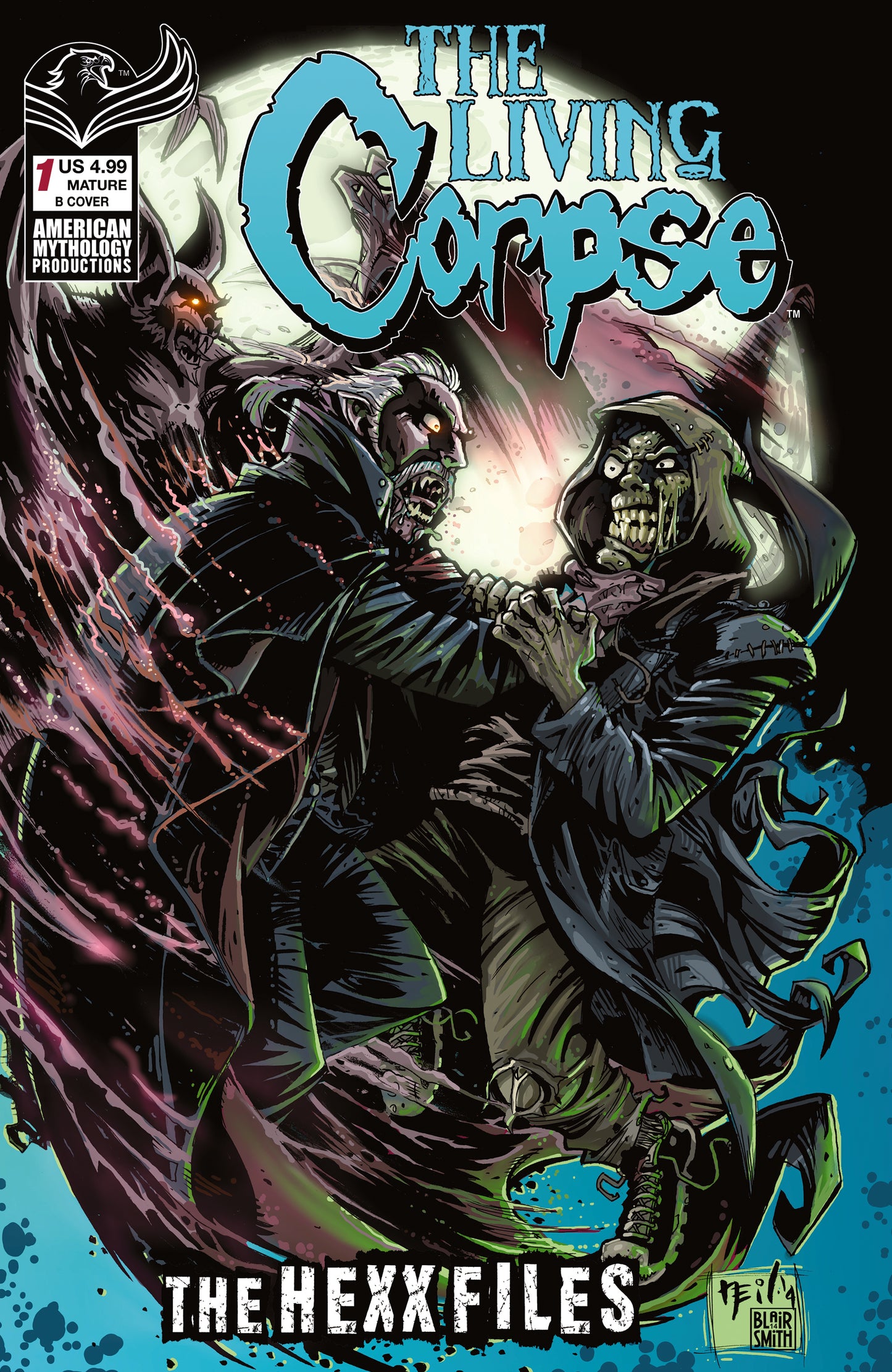 LIVING CORPSE HEXX FILES #1 CVR B NEIL VOKES VAR (MR) (12 Aug Release)