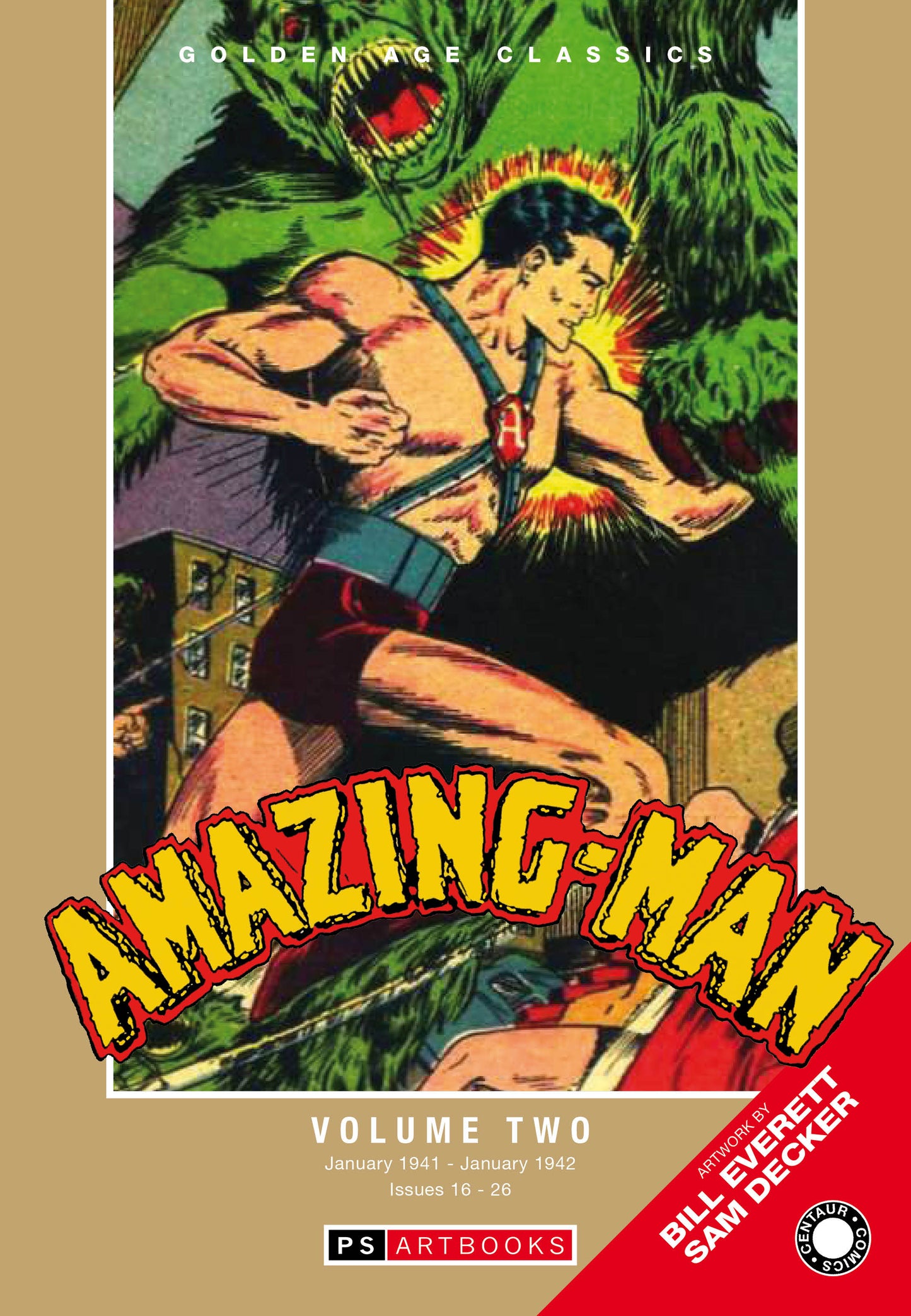 GOLDEN AGE CLASSICS AMAZING MAN HC VOL 02 (05 Aug Release)