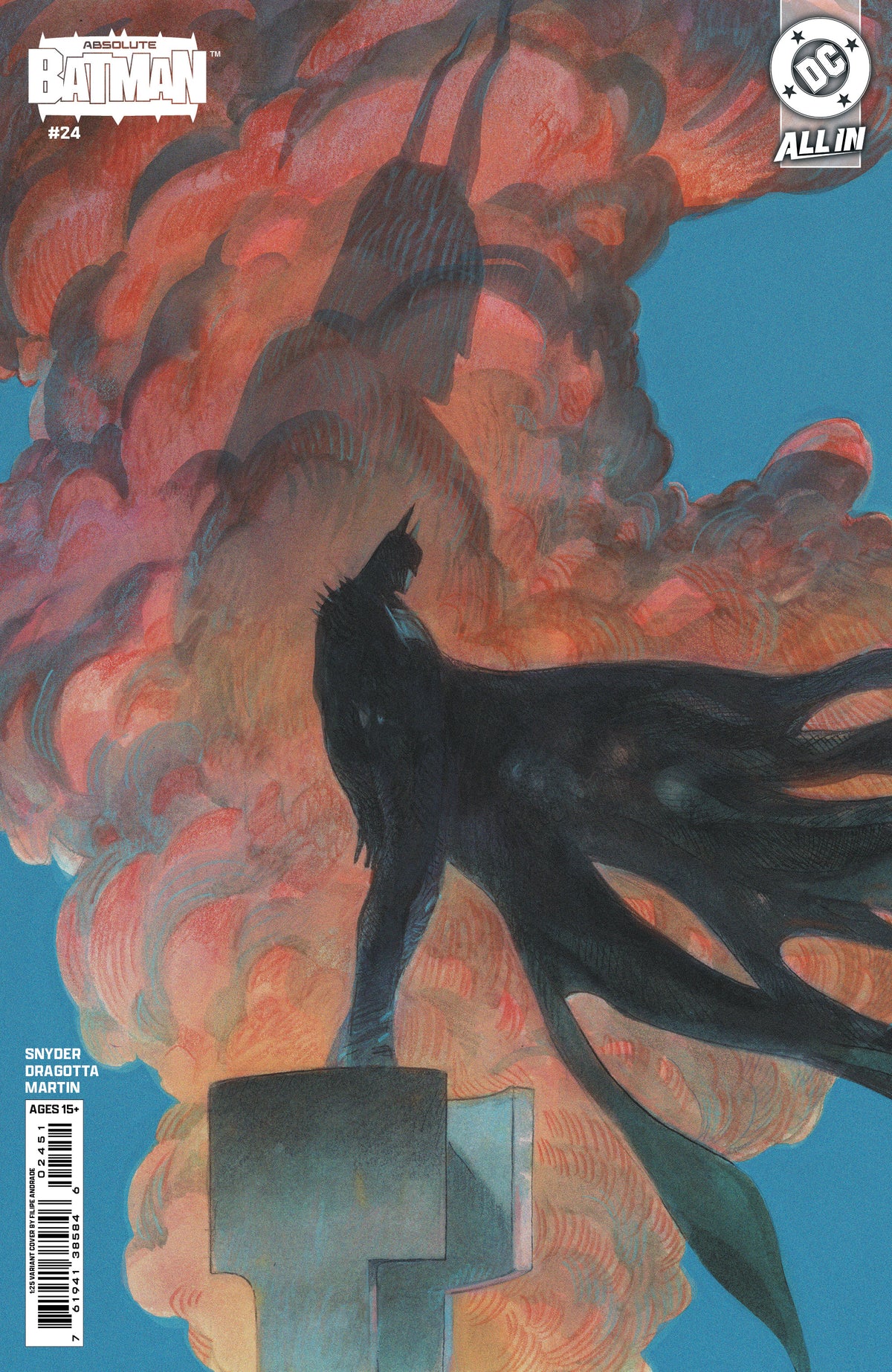 ABSOLUTE BATMAN #24 CVR E INC 1:25 FILIPE ANDRADE CARD STOCK VAR