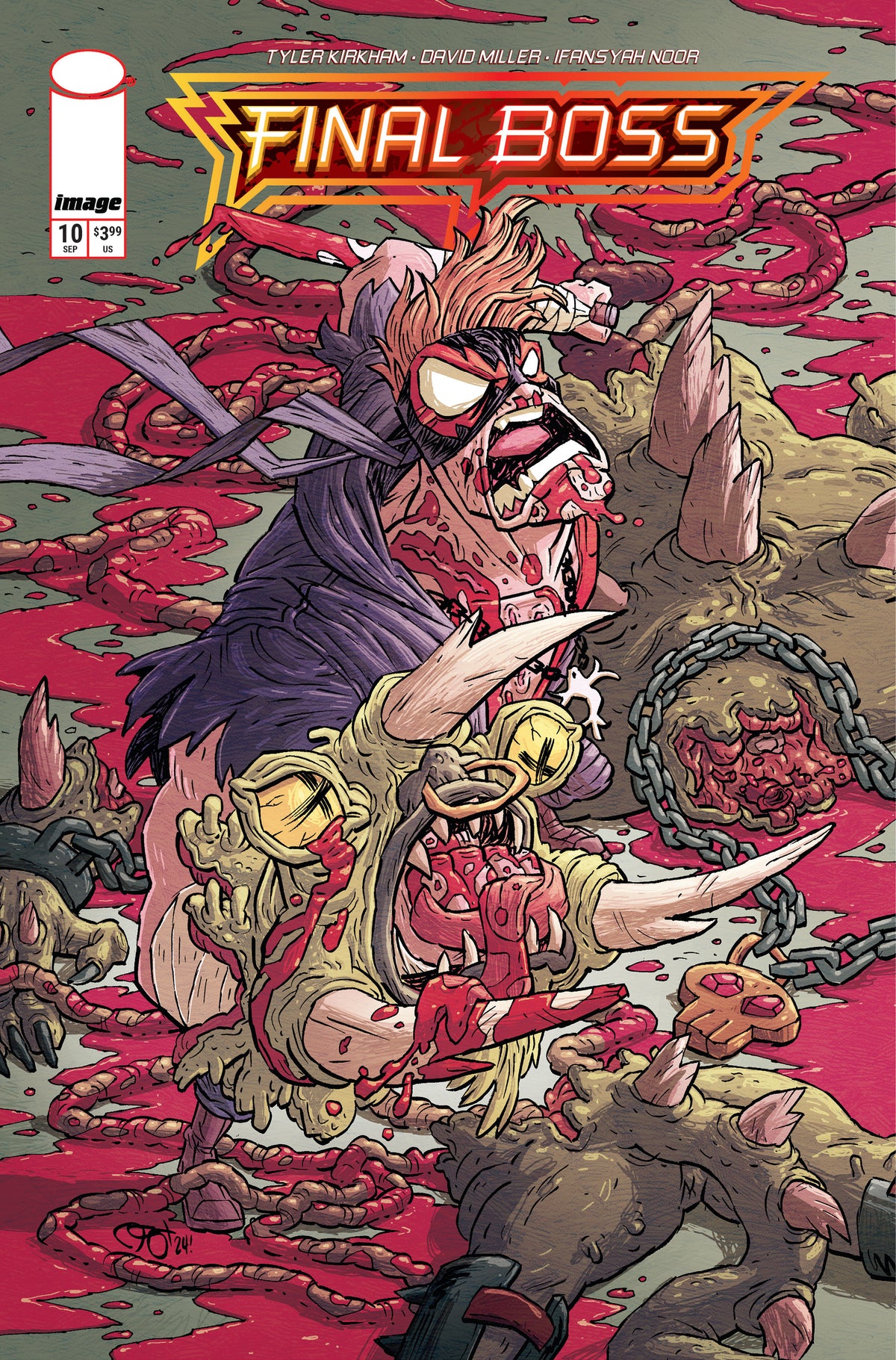 FINAL BOSS #10 CVR C DEREK HUNTER VAR (MR) | IMAGE COMICS | Comicbookeroo