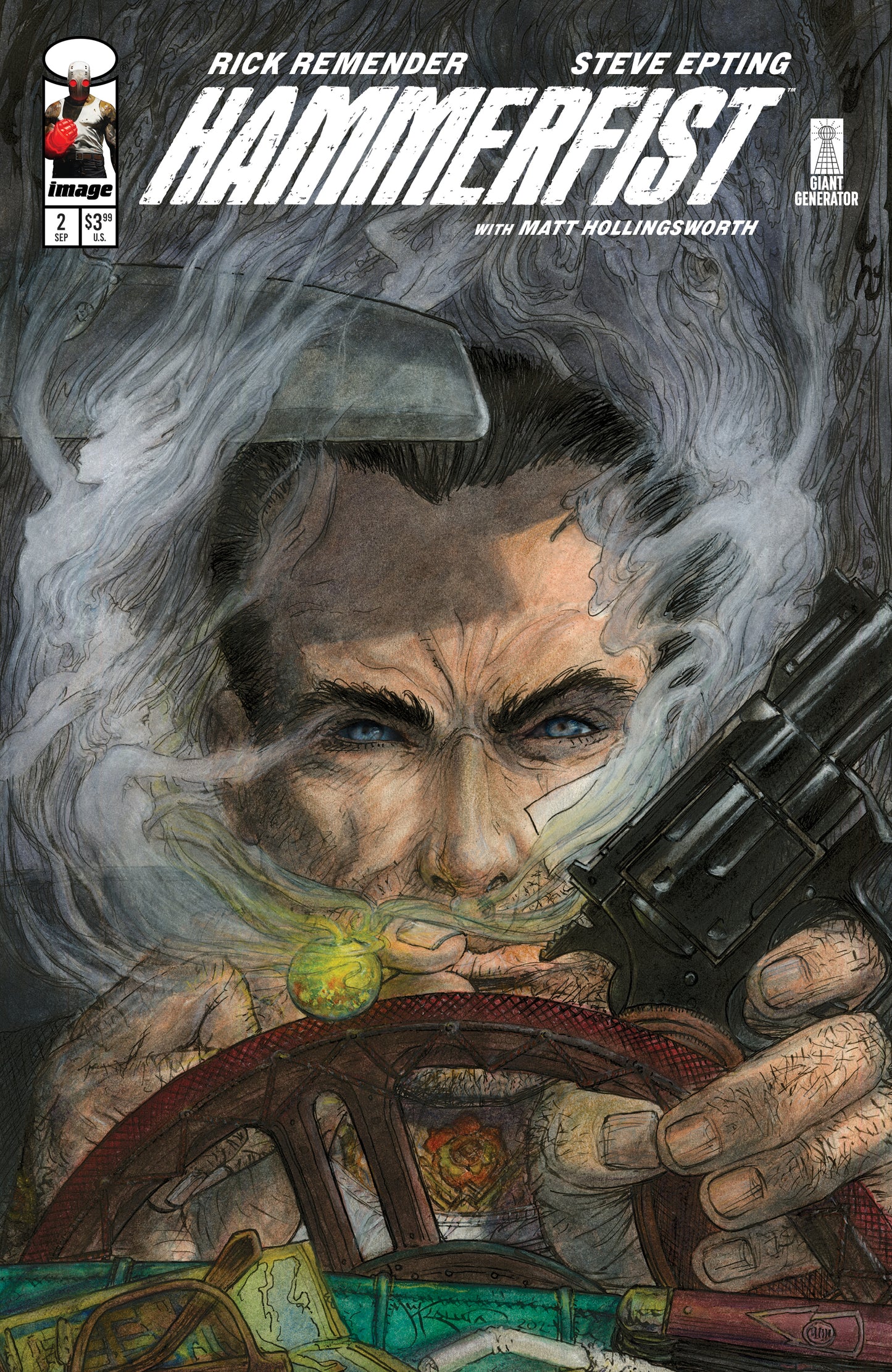 HAMMERFIST #2 CVR B MICHAEL KALUTA VAR (MR) | IMAGE COMICS | Comicbookeroo