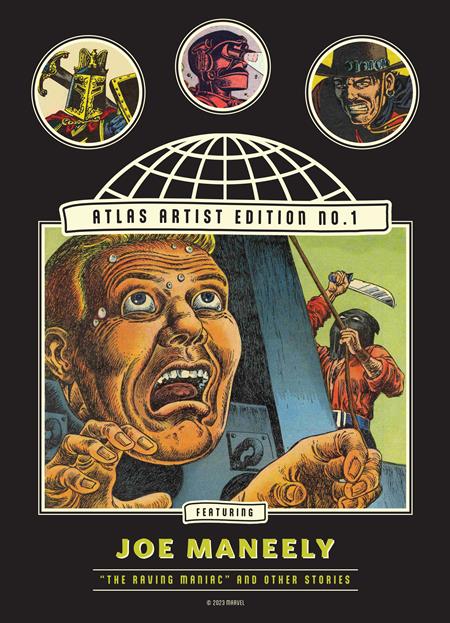 ATLAS ARTIST EDITION HC NO 01 JOE MANEELY VOL 1 THE RAVING MANIAC AND OTHER STORIES (MR) (Backorder, Allow 4-5 Weeks)