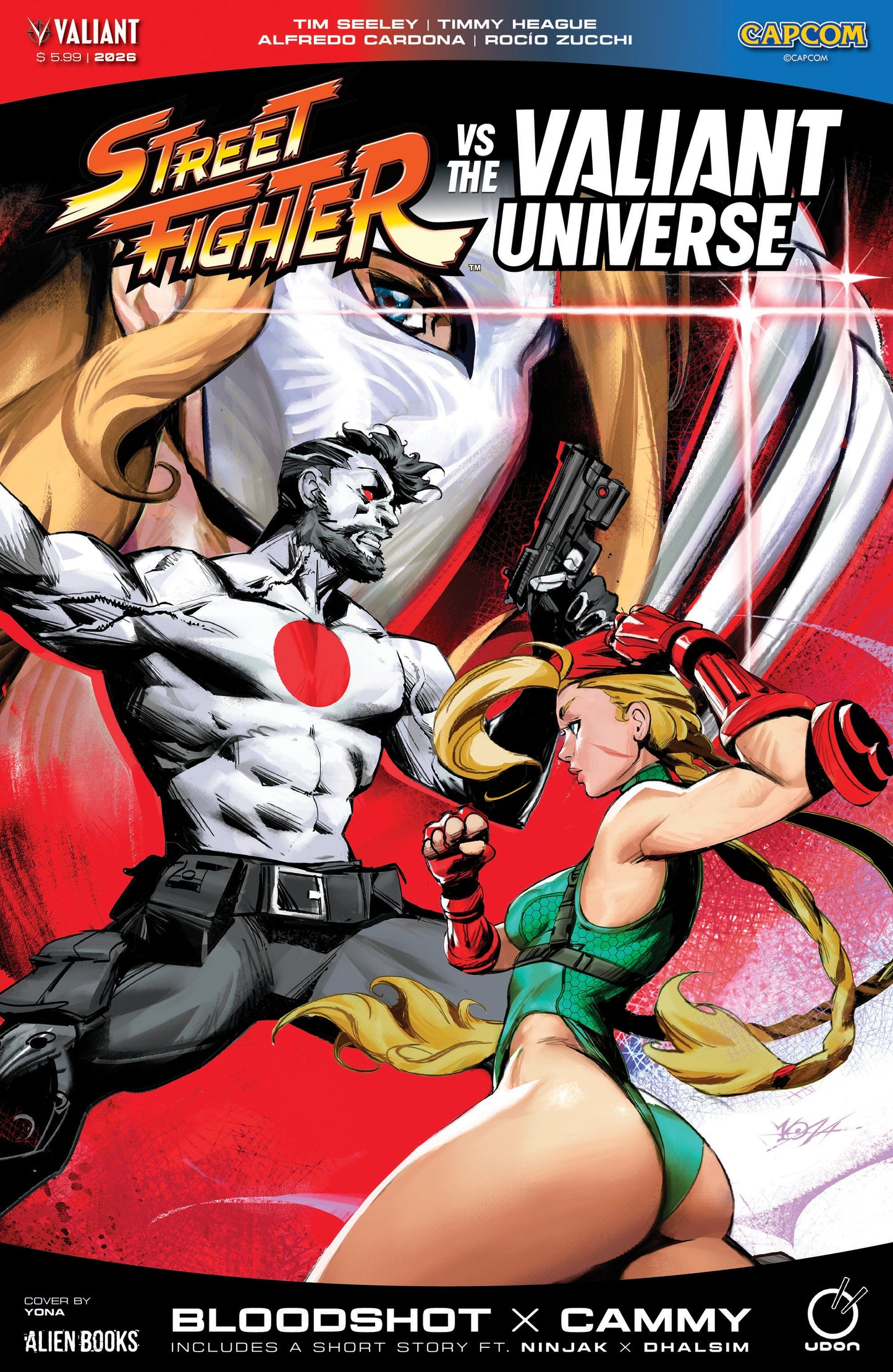 STREET FIGHTER VS. THE VALIANT UNIVERSE SPECIAL VAR B (YONAS) (29 Jul Release)