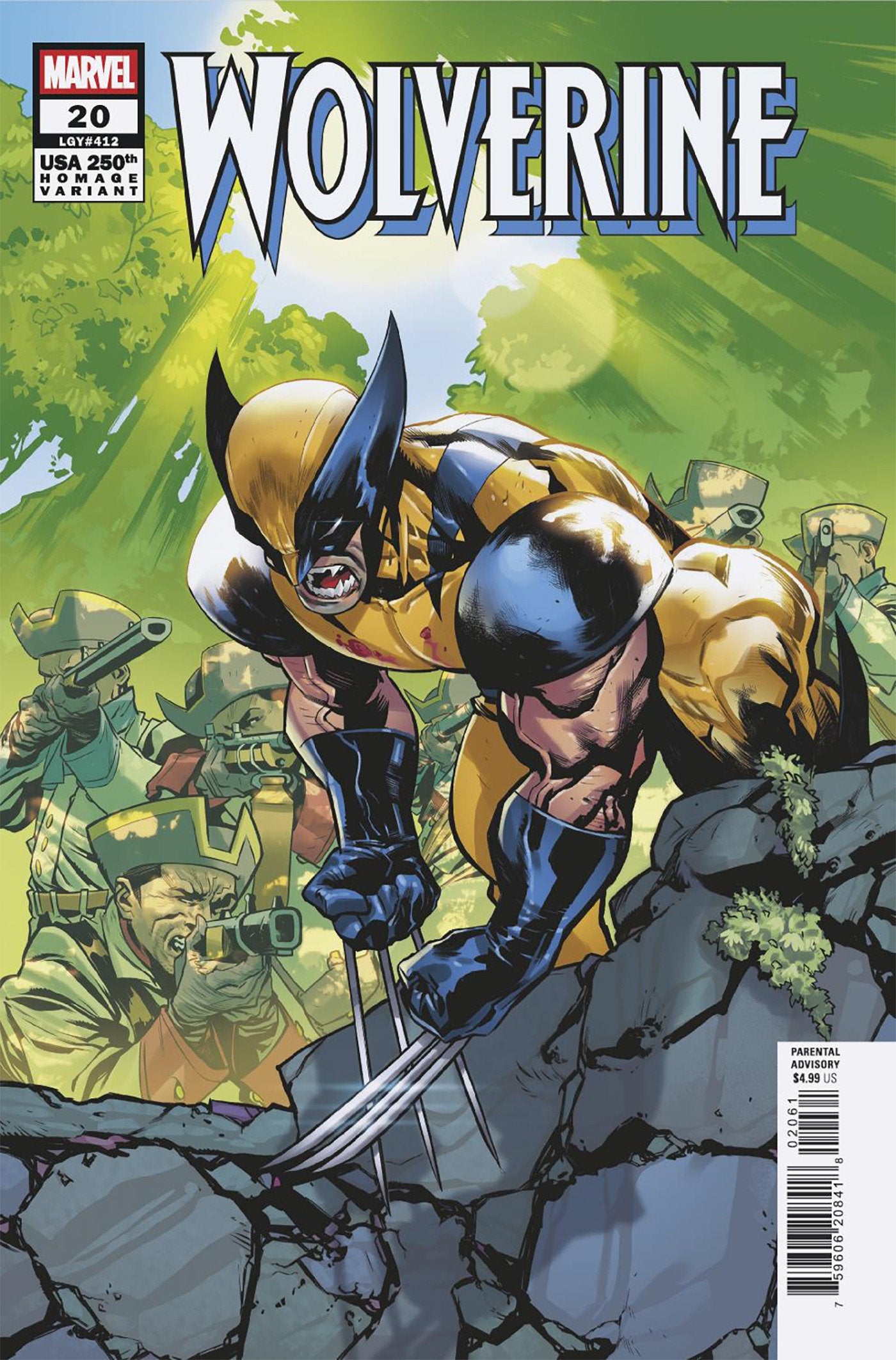 WOLVERINE #20 FRANCESCO MANNA 250TH HOMAGE VAR (Backorder, Allow 4-5 Weeks)