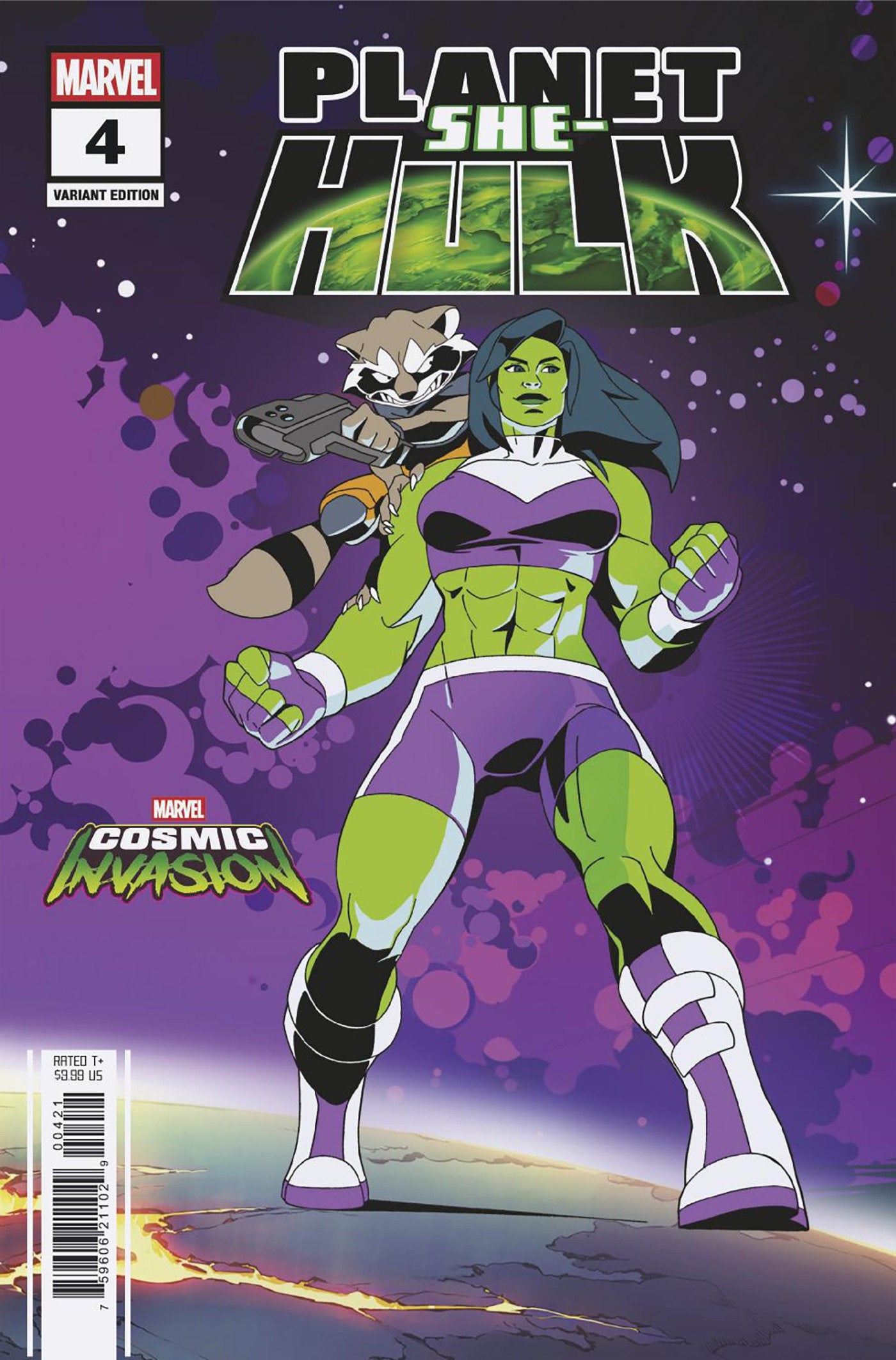 PLANET SHE-HULK #4 MARVEL COSMIC INVASION VAR (Backorder, Allow 4-5 Weeks)