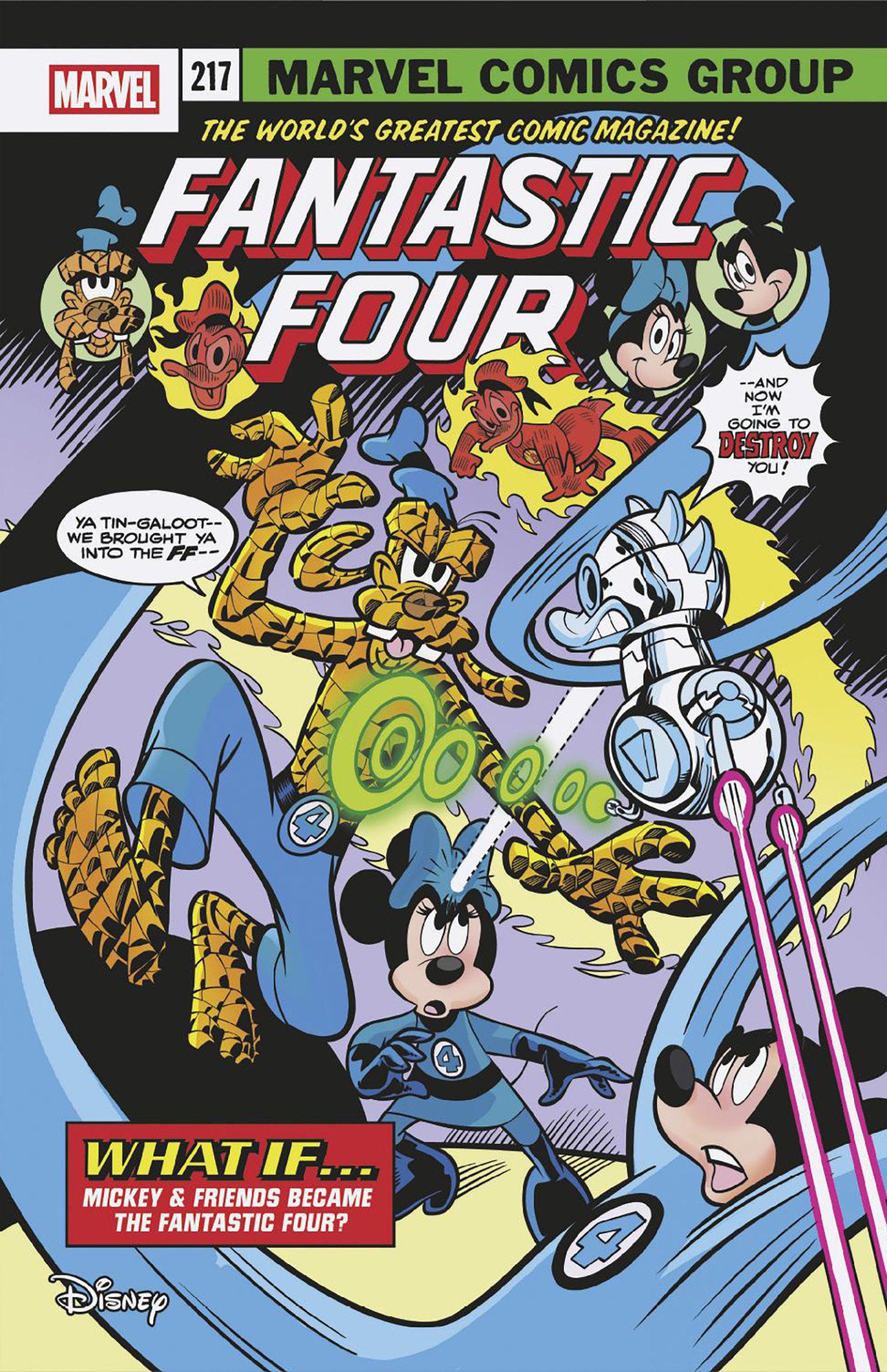 FANTASTIC FOUR #5 MARCO PALAZZI DISNEY WHAT IF? FANTASTIC FOUR HOMAGE VAR (Backorder, Allow 4-5 Weeks)