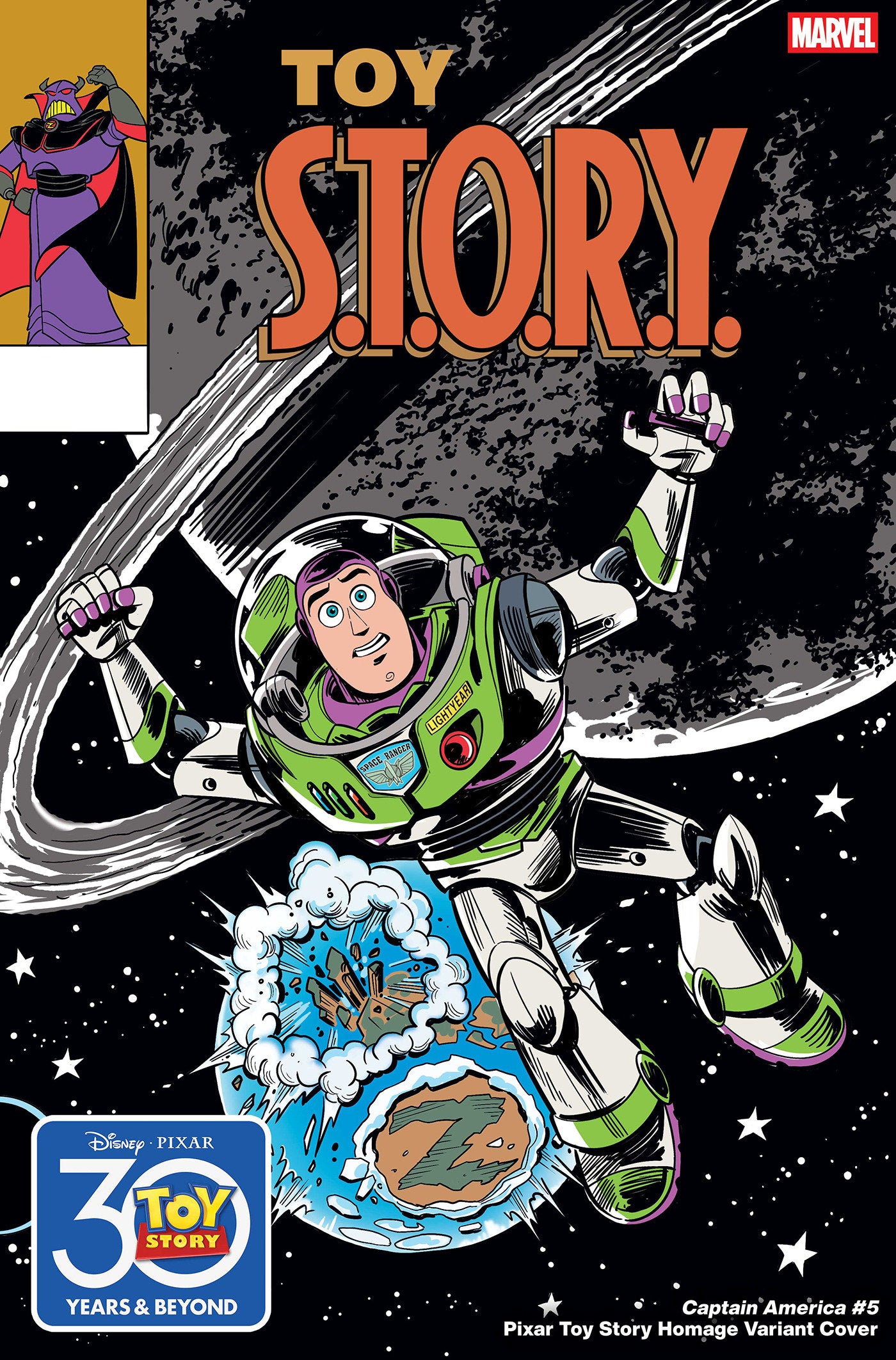 CAPTAIN AMERICA #5 MARCO FORCELLONI PIXAR TOY STORY HOMAGE VAR (Backorder, Allow 4-5 Weeks)