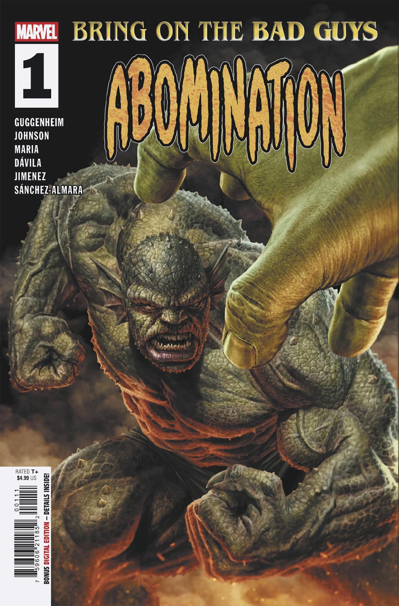 BRING ON THE BAD GUYS ABOMINATION #1 (Backorder, Allow 4-5 Weeks)