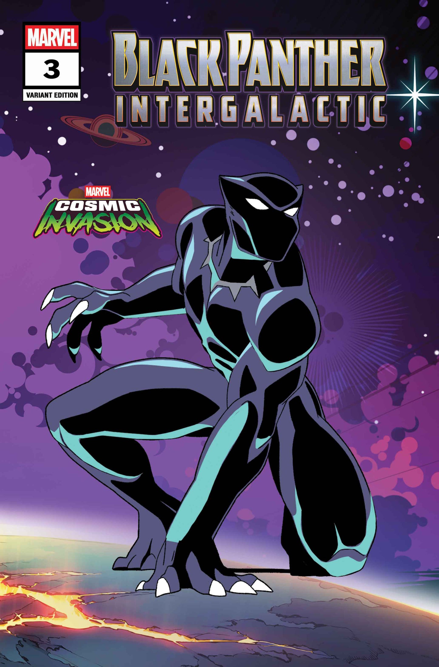 BLACK PANTHER: INTERGALACTIC #3 MARVEL COSMIC INVASION VAR (Backorder, Allow 4-5 Weeks)