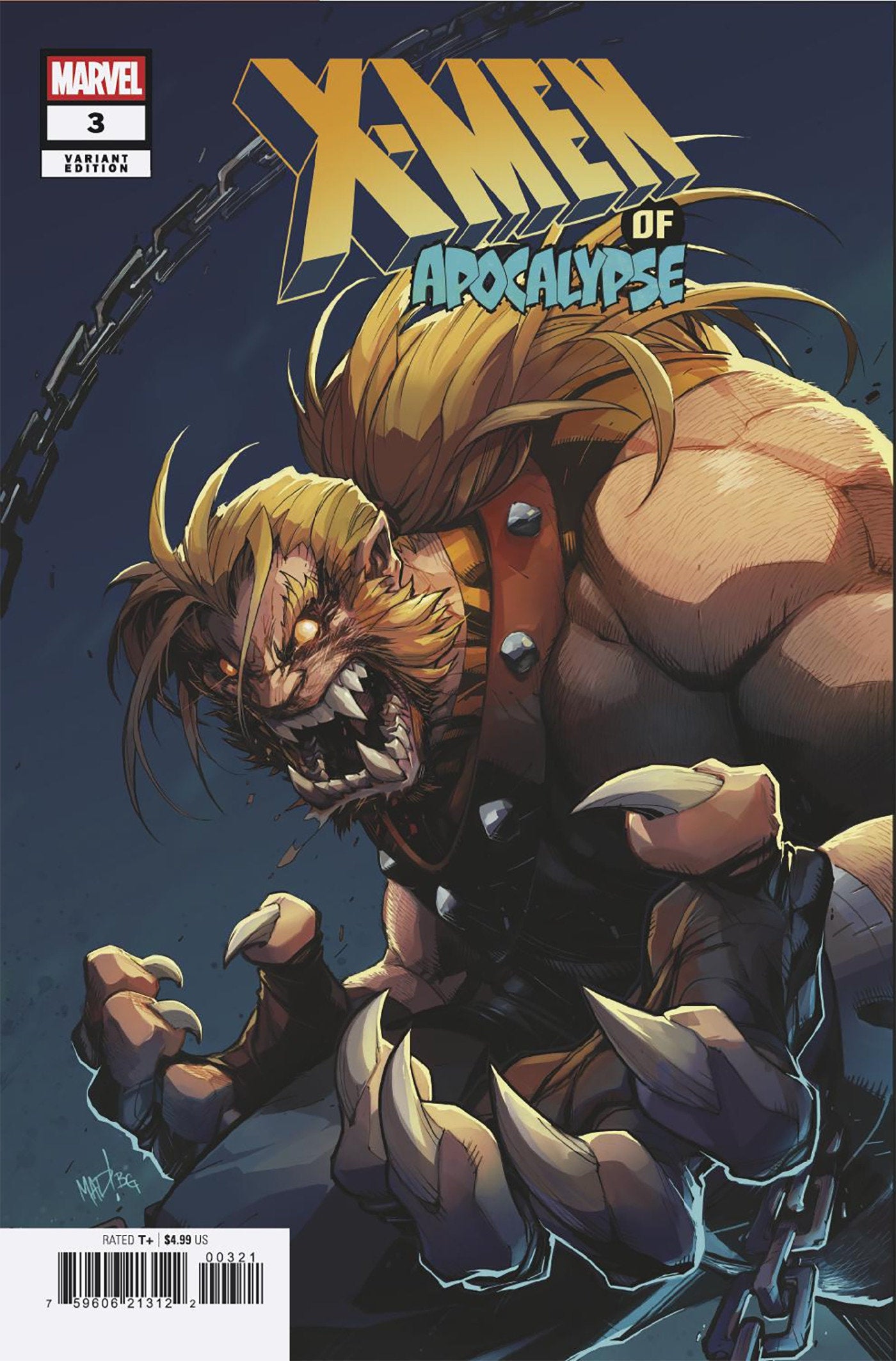 X-MEN OF APOCALYPSE #3 JOE MADUREIRA VAR (Backorder, Allow 4-5 Weeks)
