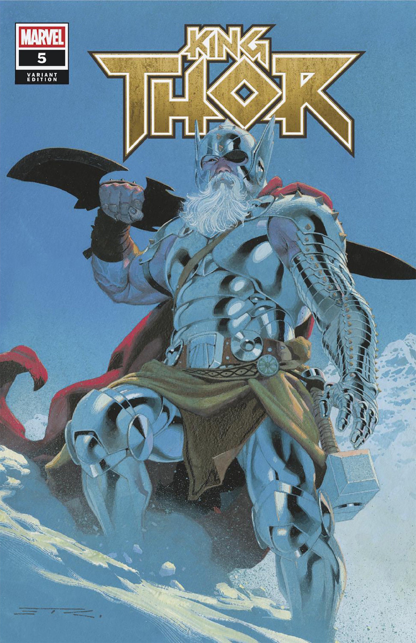 BATTLEWORLD #4 ESAD RIBIC KING THOR VAR (Backorder, Allow 4-5 Weeks)