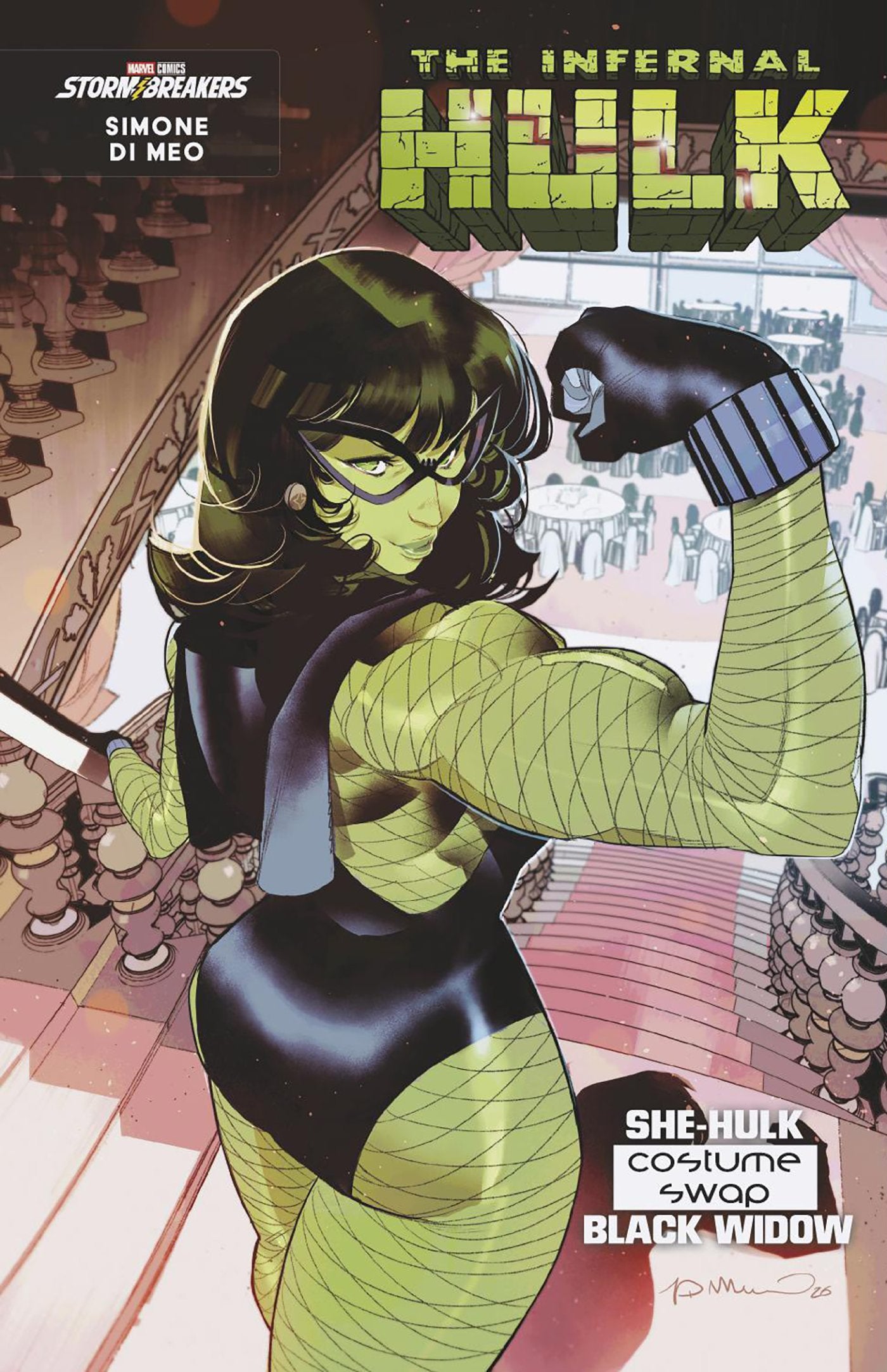 INFERNAL HULK #9 SIMONE DI MEO HELLFIRE COSTUME SWAP VAR (15 Jul Release)