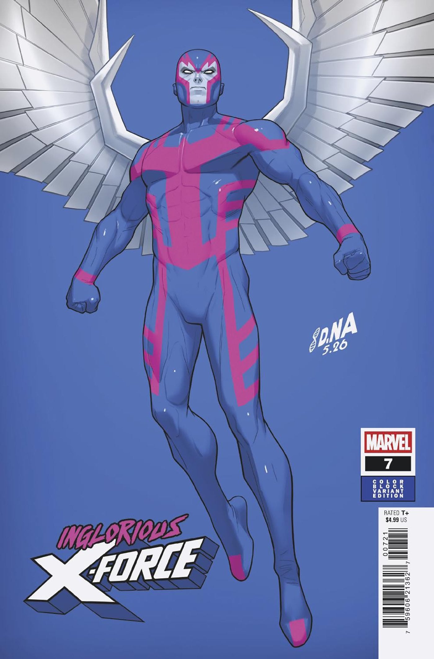 INGLORIOUS X-FORCE #7 DAVID NAKAYAMA COLOR BLOCK BLUE VAR