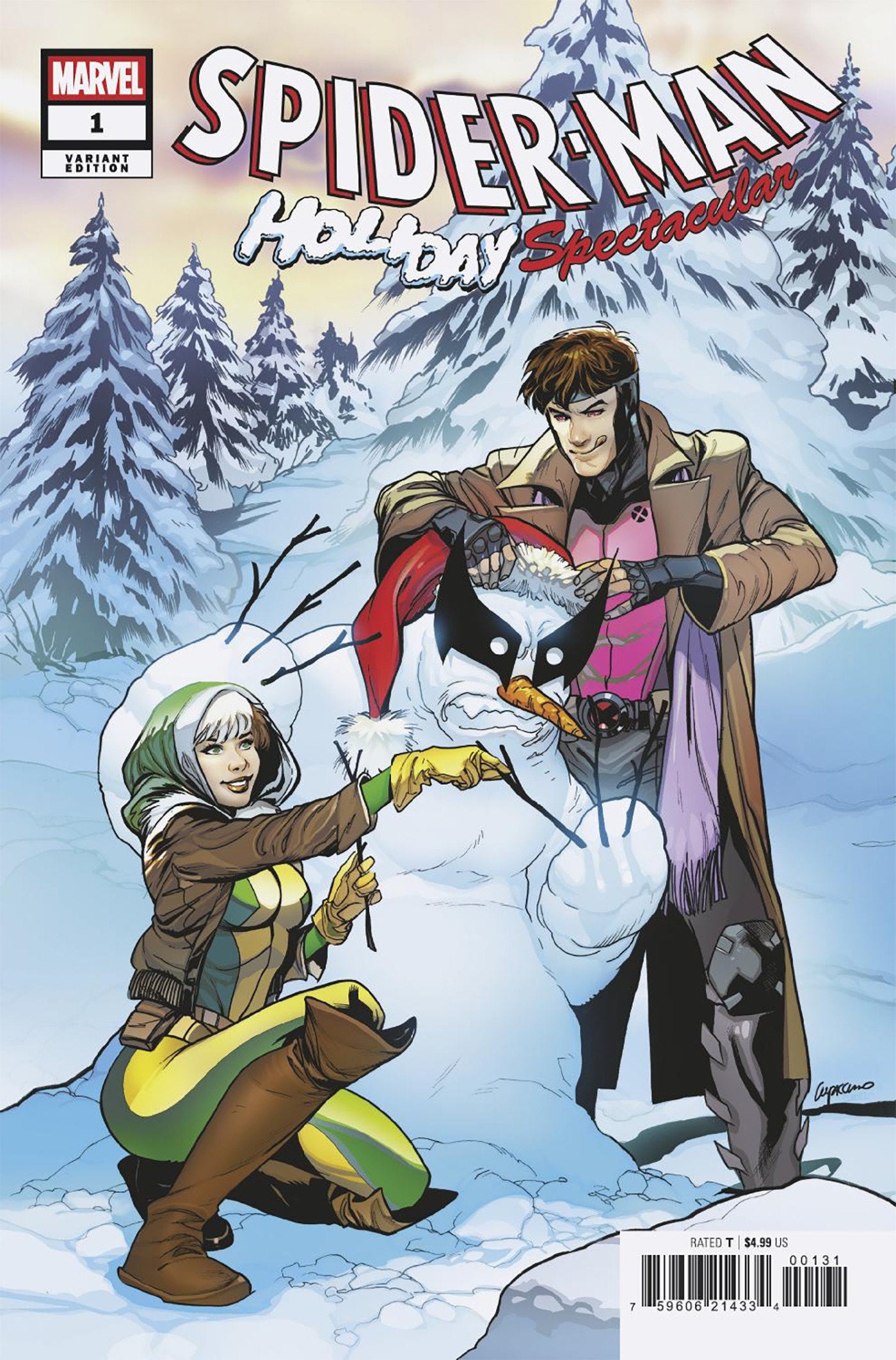 SPIDER-MAN: HOLIDAY SPECTACULAR #1 EMA LUPACCHINO VAR (Backorder, Allow 4-5 Weeks)