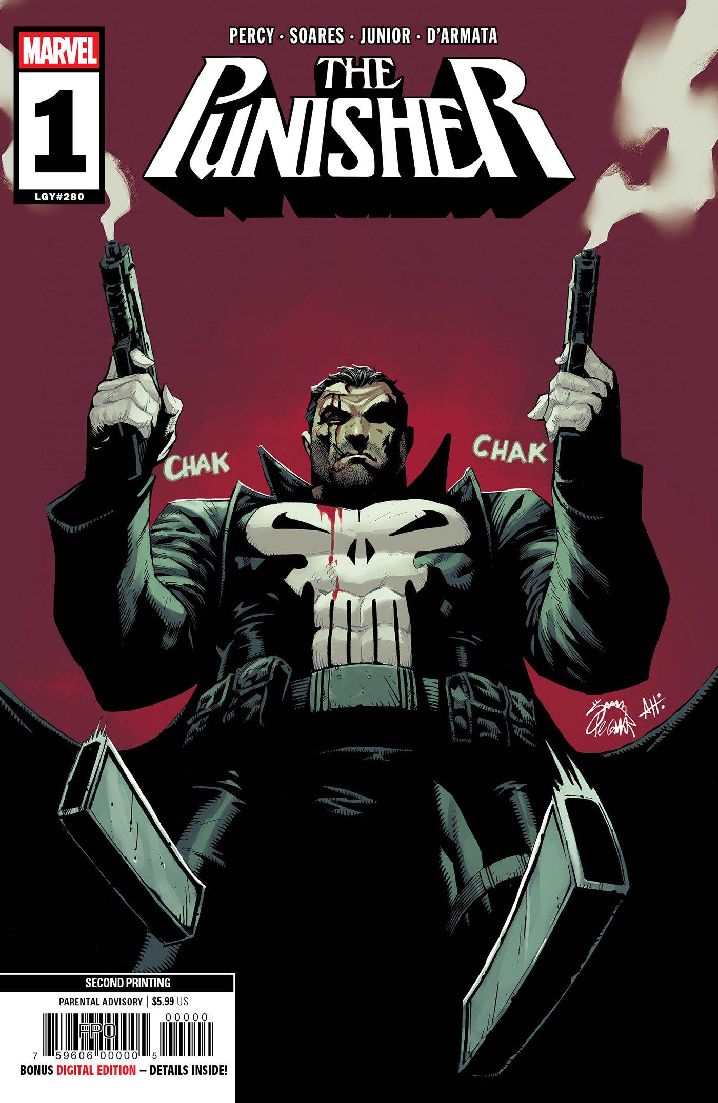 PUNISHER #1 RYAN STEGMAN 2ND PTG VAR (Backorder, Allow 4-5 Weeks)