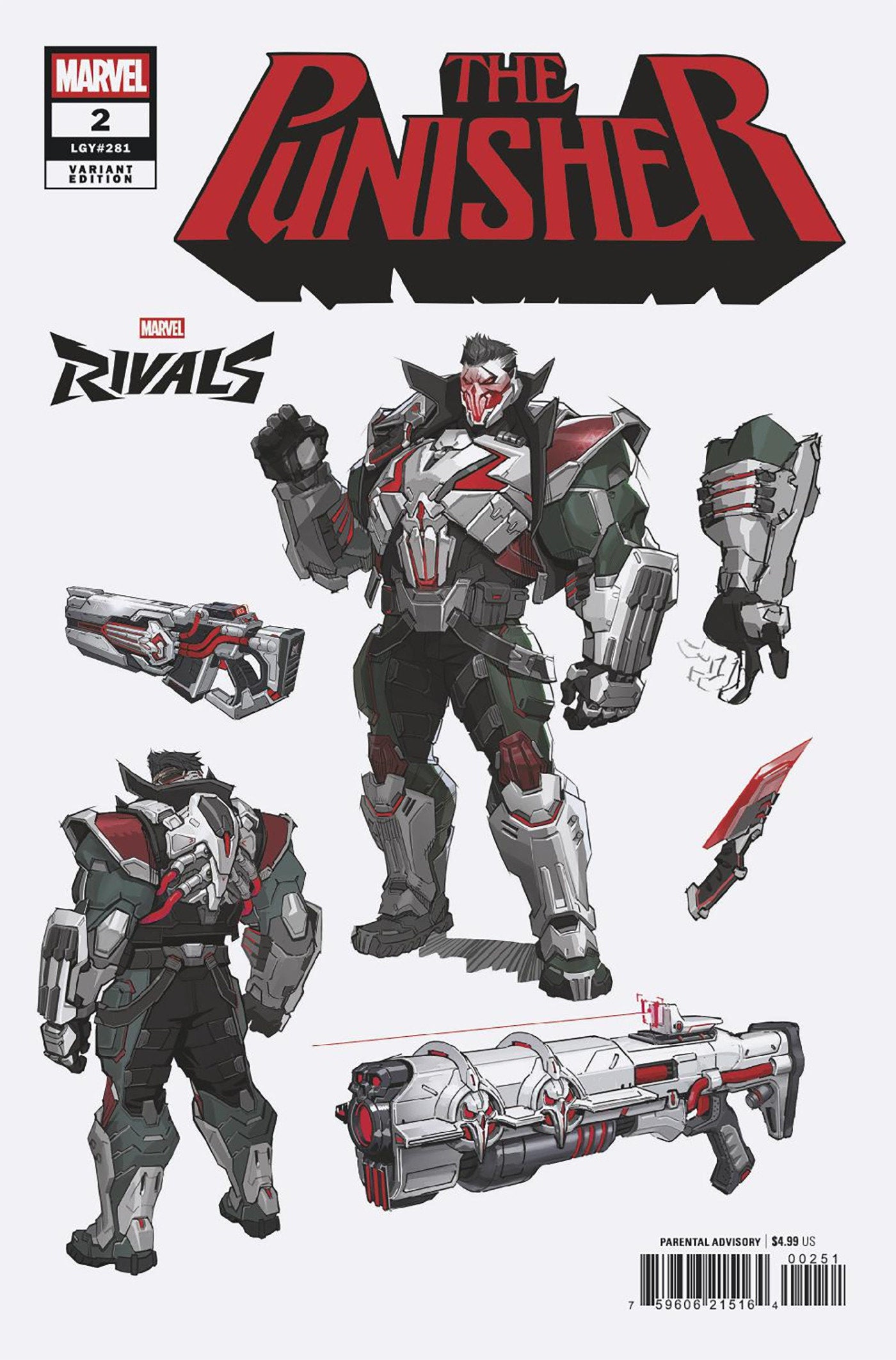 PUNISHER #2 NETEASE GAMES MARVEL RIVALS VAR (Backorder, Allow 4-5 Weeks)