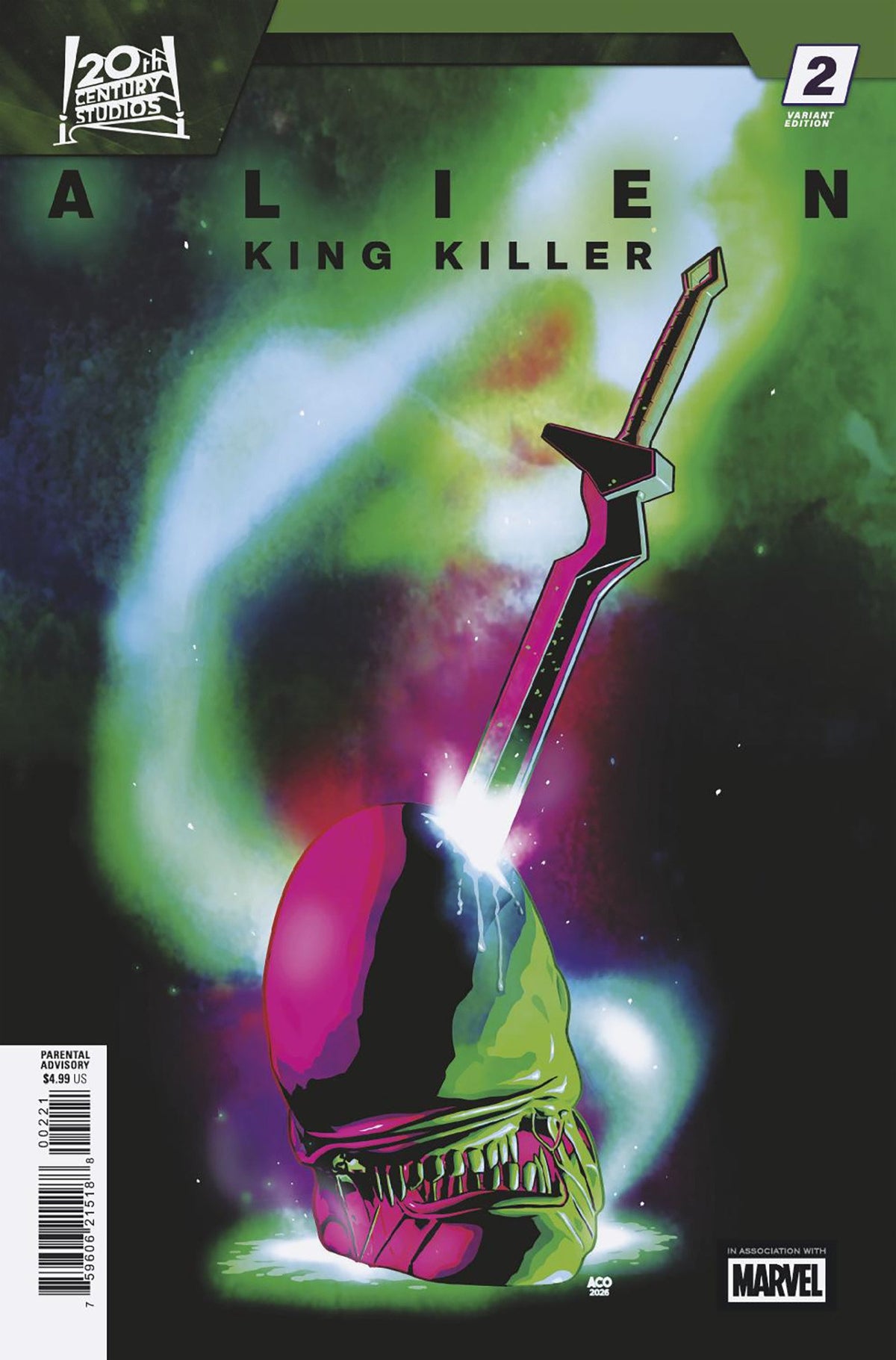 ALIEN: KING KILLER #2 ACO VAR (Backorder, Allow 4-5 Weeks)