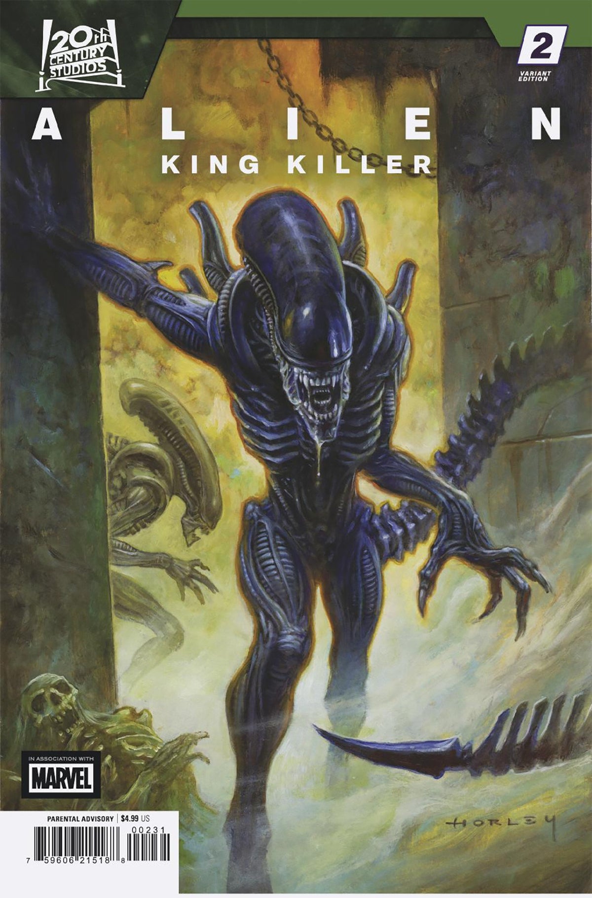 ALIEN: KING KILLER #2 ALEX HORLEY VAR (Backorder, Allow 4-5 Weeks)