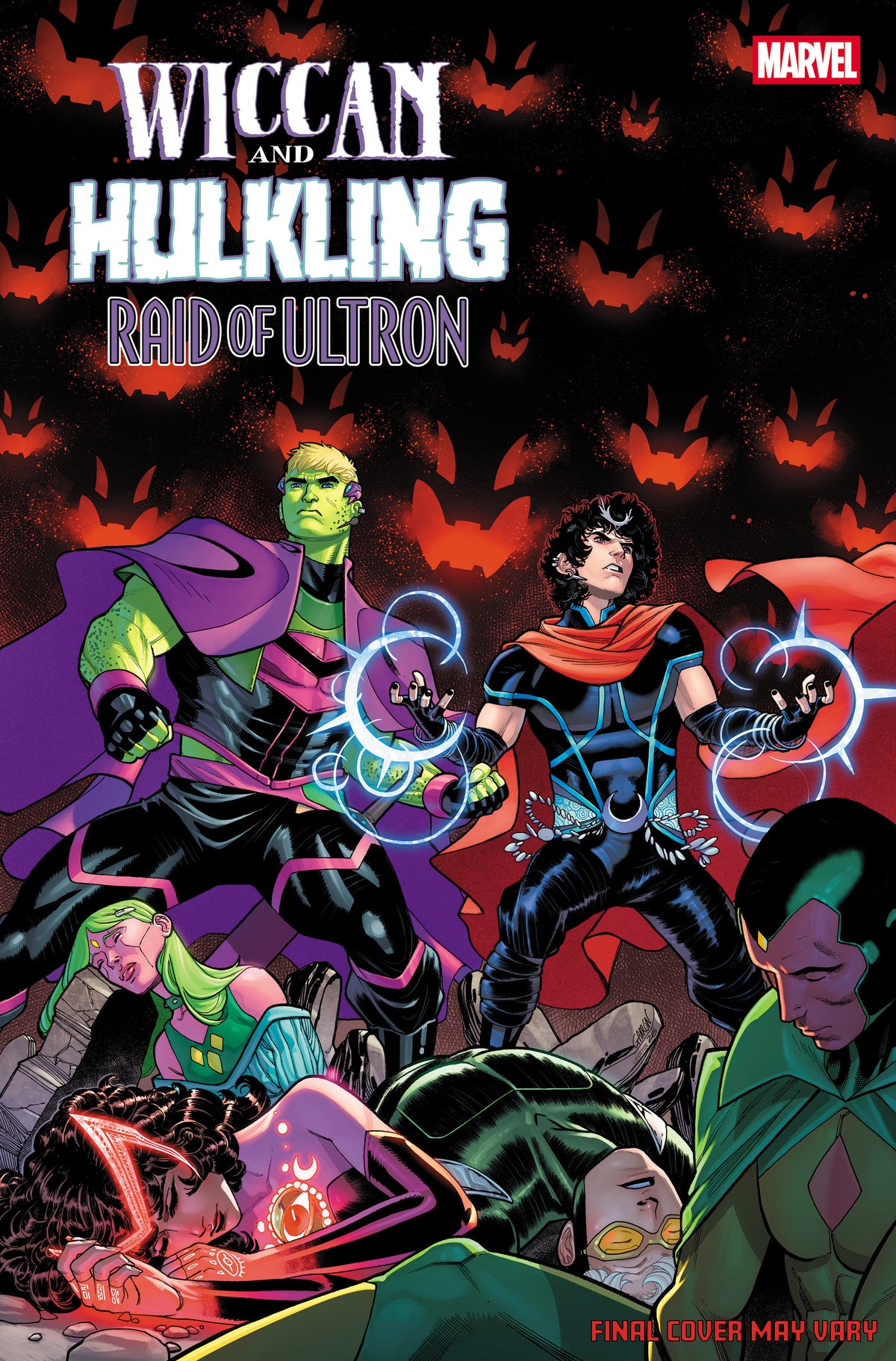 WICCAN & HULKLING: RAID OF ULTRON #1 JAVIER GARRON VAR (Backorder, Allow 4-5 Weeks)