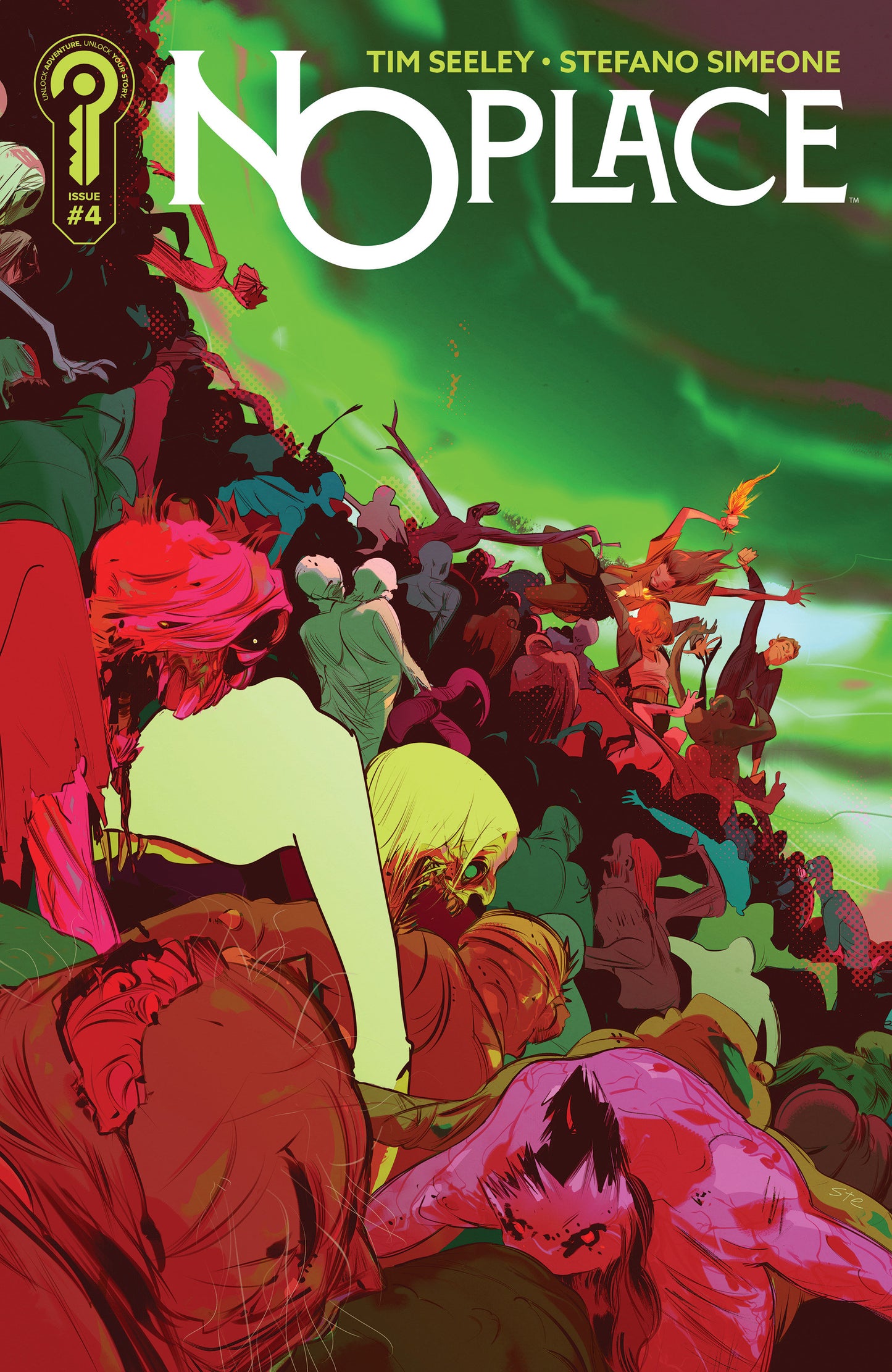 NO PLACE #4 COVER A STEFANO SIMEONE (Backorder, Allow 4-5 Weeks)